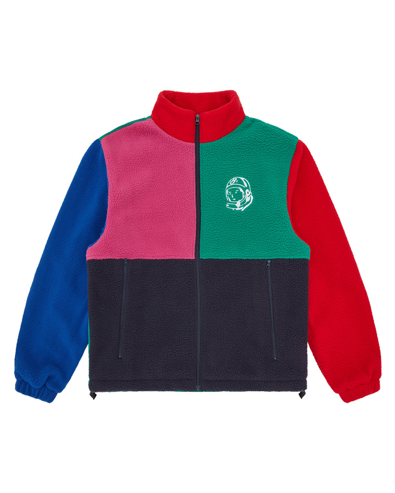 HEART & MIND COLOUR BLOCK FLEECE JACKET - 1