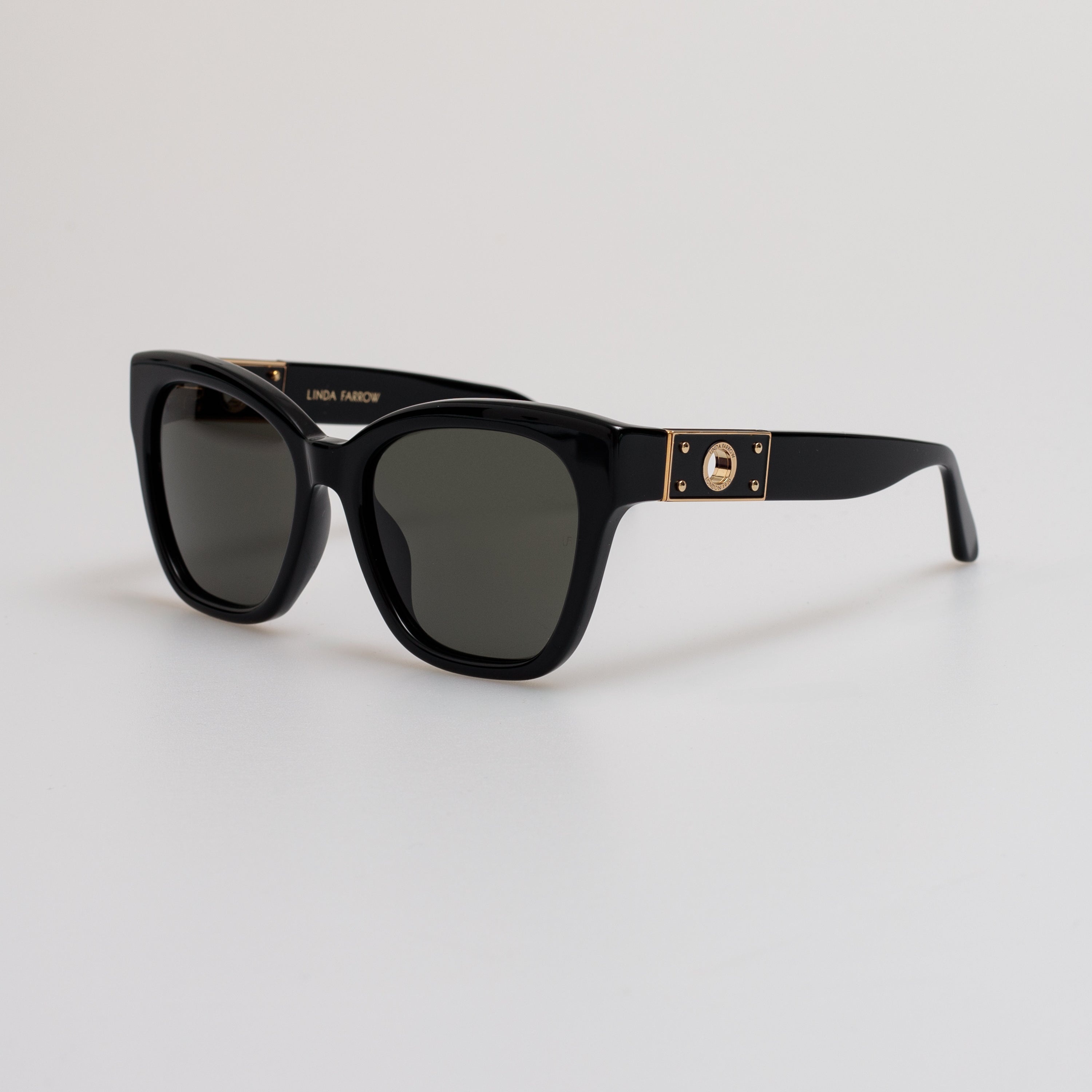 Tamara Cat Eye Sunglasses in Black - 3
