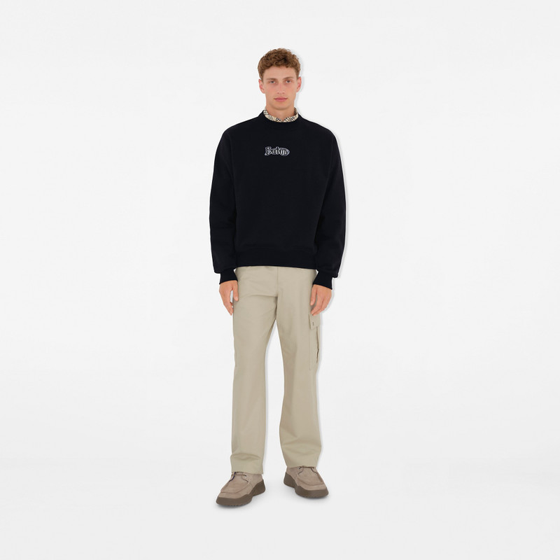 Burberry Logo Cotton Blend Sweatshirt outlook