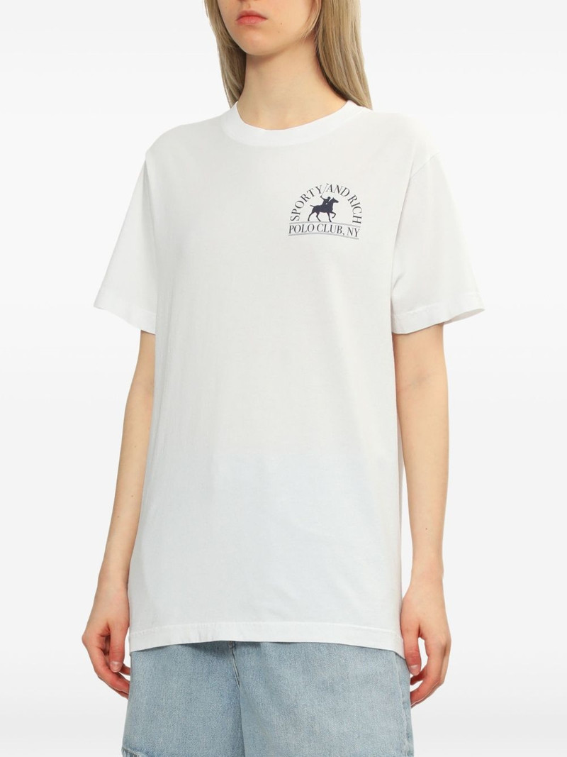 Sporty & Rich logo-print T-shirt outlook