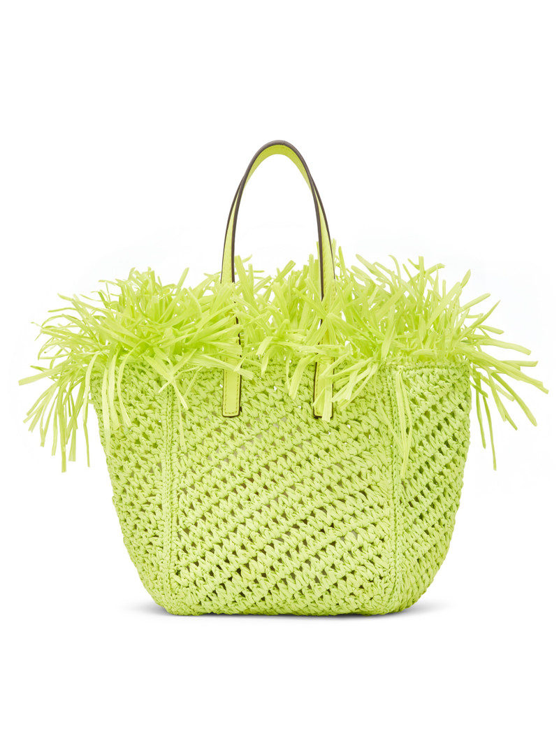 SMALL RAFFIA CROCHET SQUARE TOTE 1