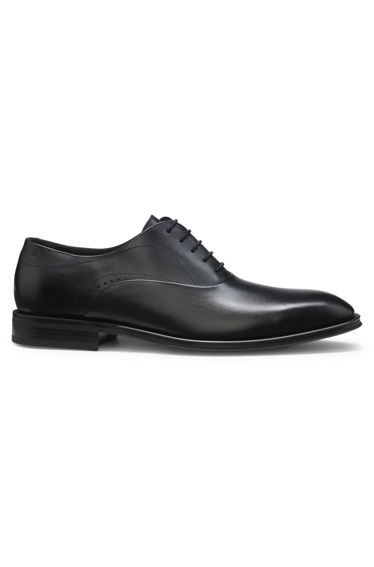 LEATHER OXFORD SHOES WITH PERFORATED DETAILS - 1