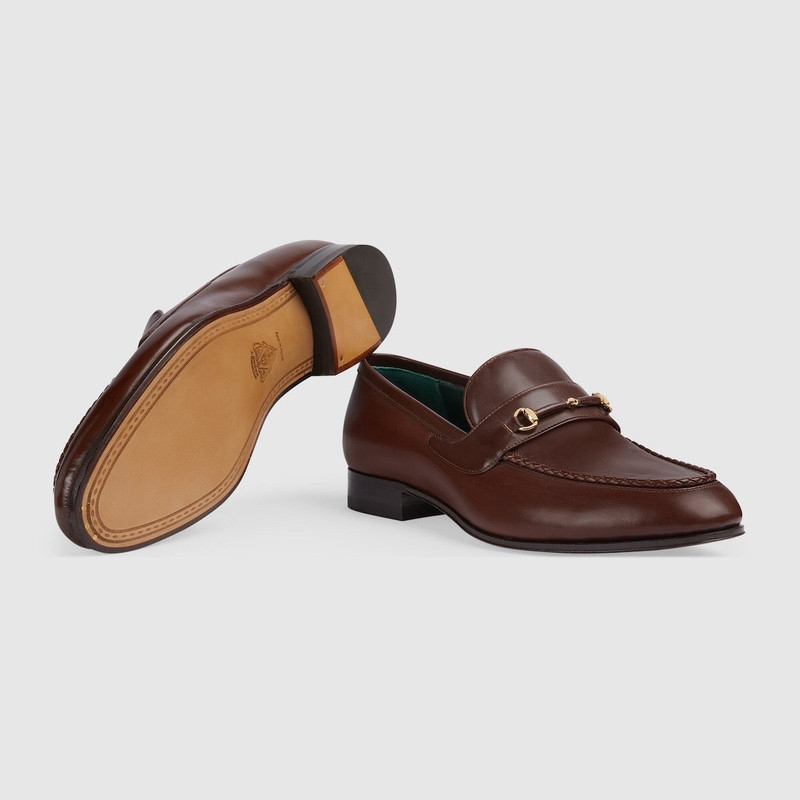 Gucci Covered Horsebit leather Loafers 4