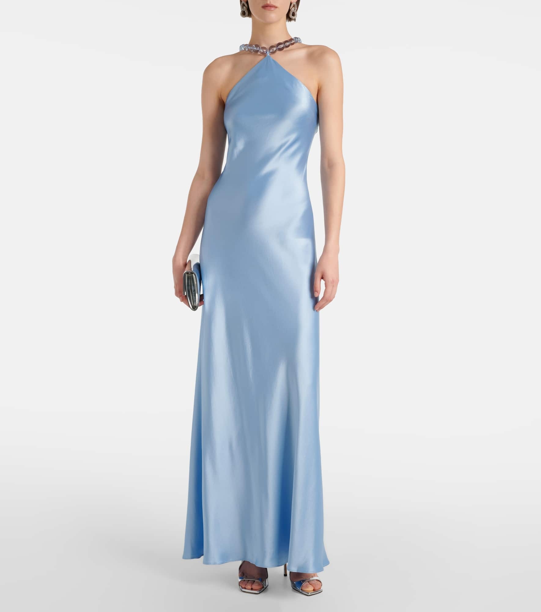 Cadence beaded satin gown - 2