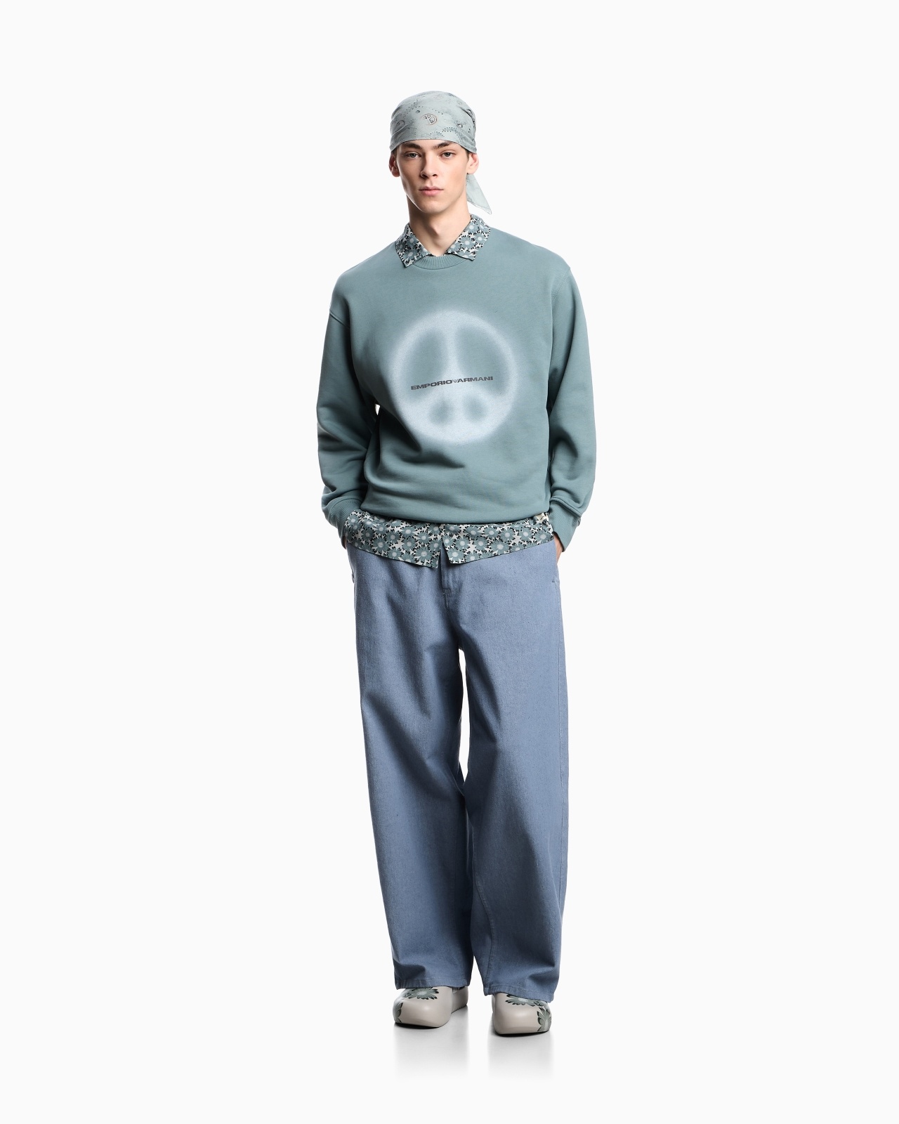 ASV SWEATSHIRT WITH OVERSIZED PRINT FROM THE PEACE CAPSULE COLLECTION - 2