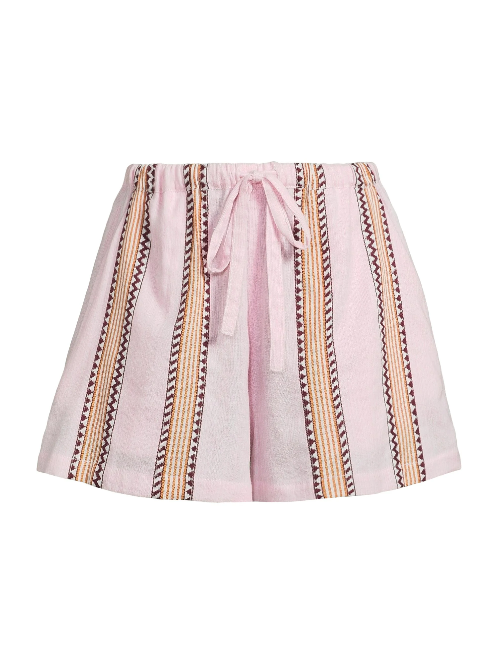 Women's Safia Striped Jacquard Shorts - Munit Pink - 1