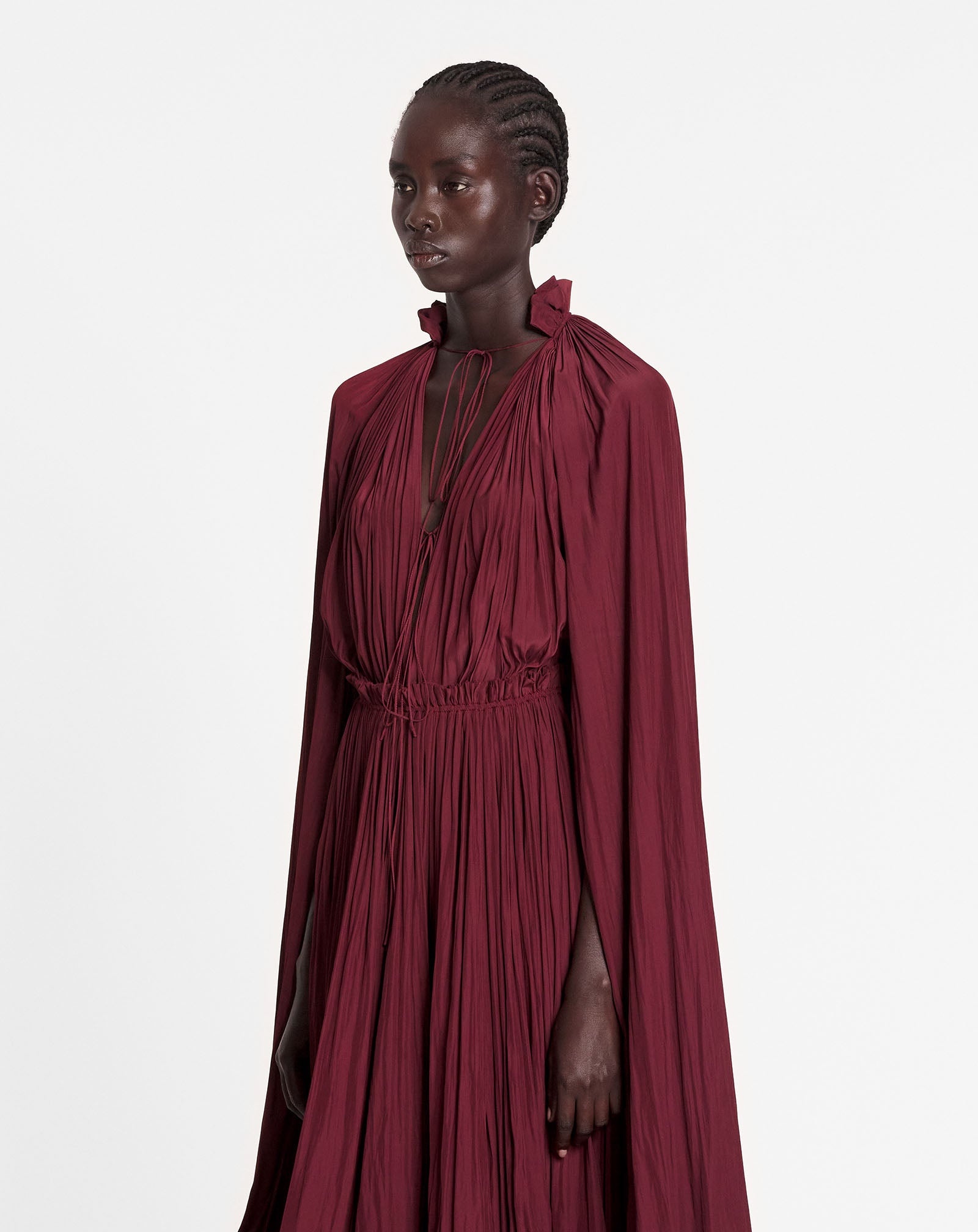 ワンピース LANVIN Woman Dress Burgundy RWDRC0424778A2 439 LANVIN | Burgundy Women's Elegant Dress | YOOX