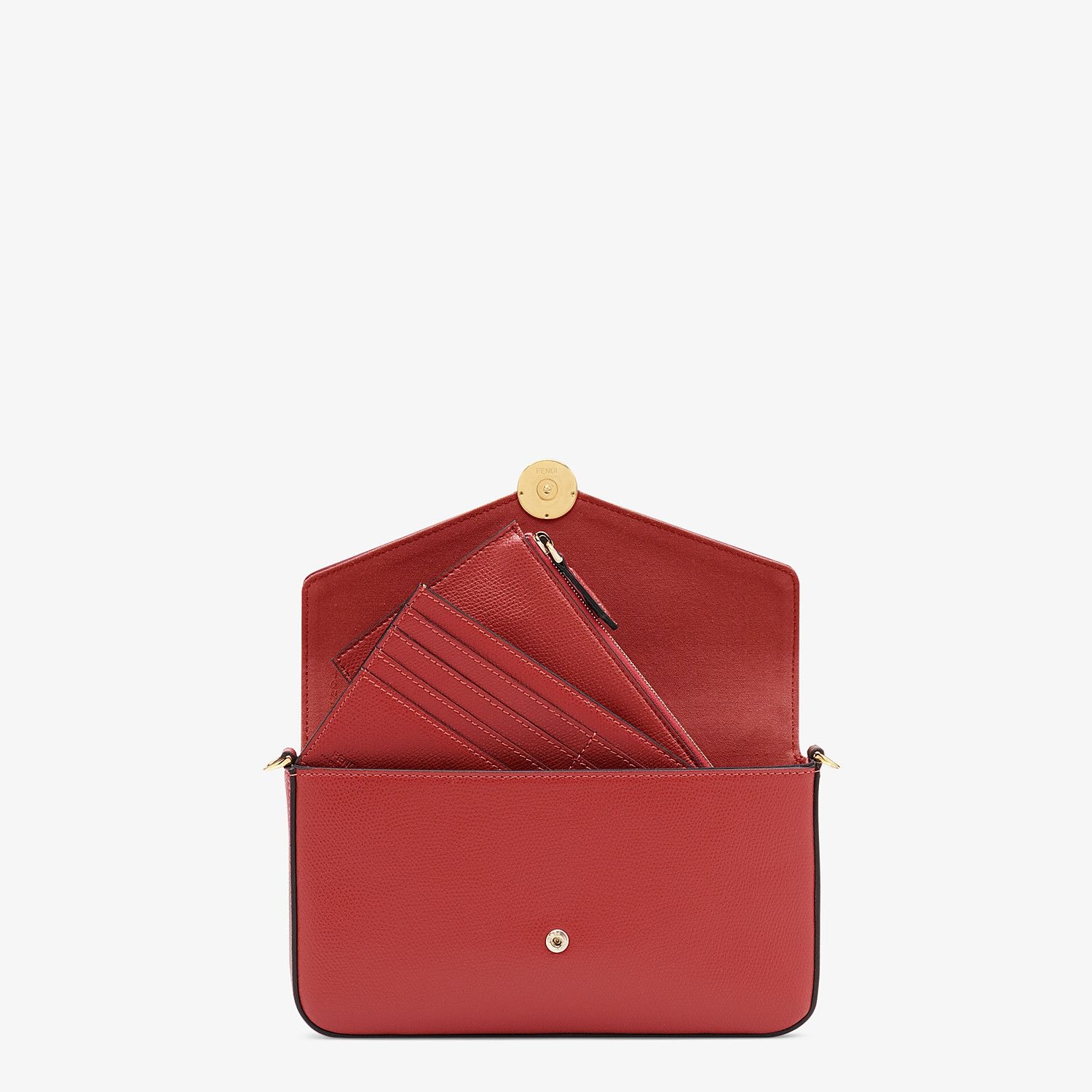 Red leather mini-bag - 6