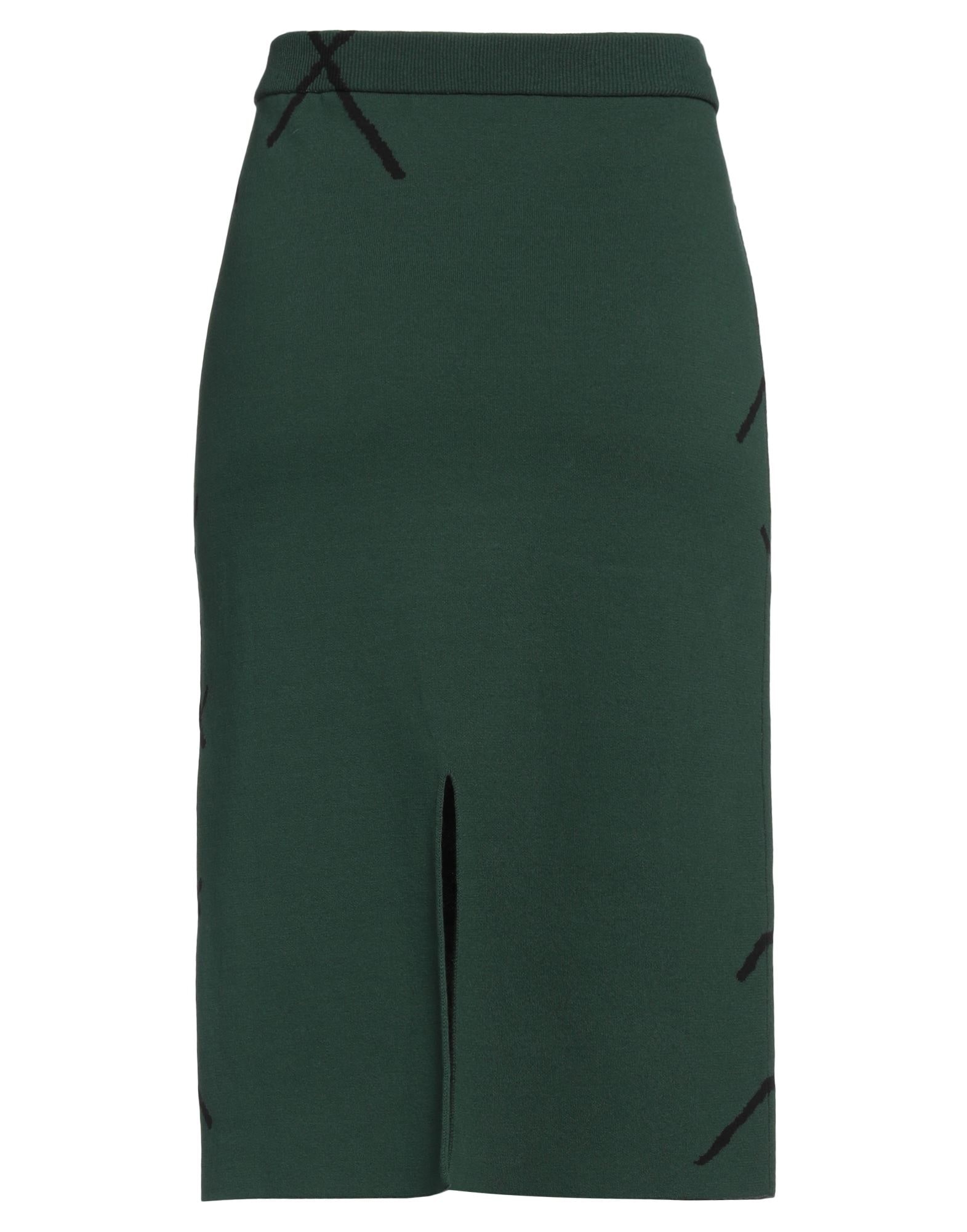 Green Women's Midi Skirt - 2