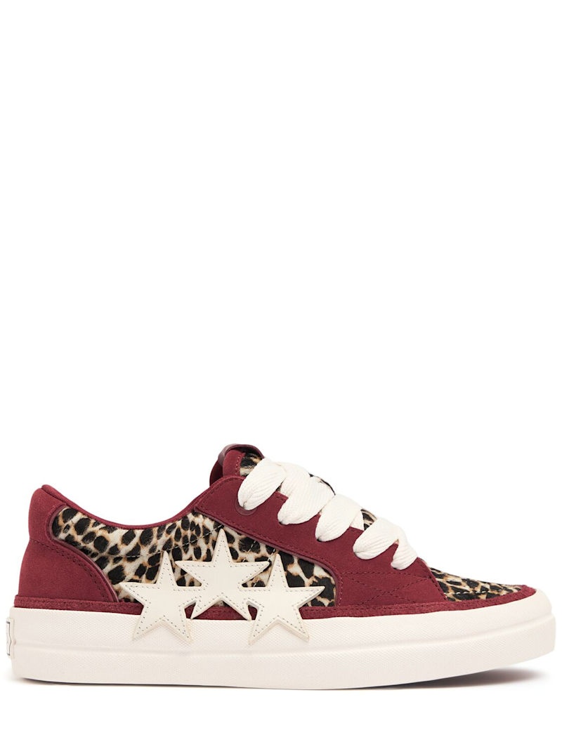 Leopard Sunset skate low top sneakers - 1