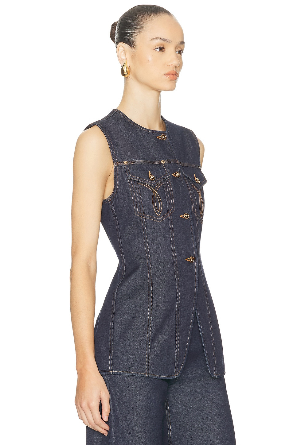 Denim Vest - 2