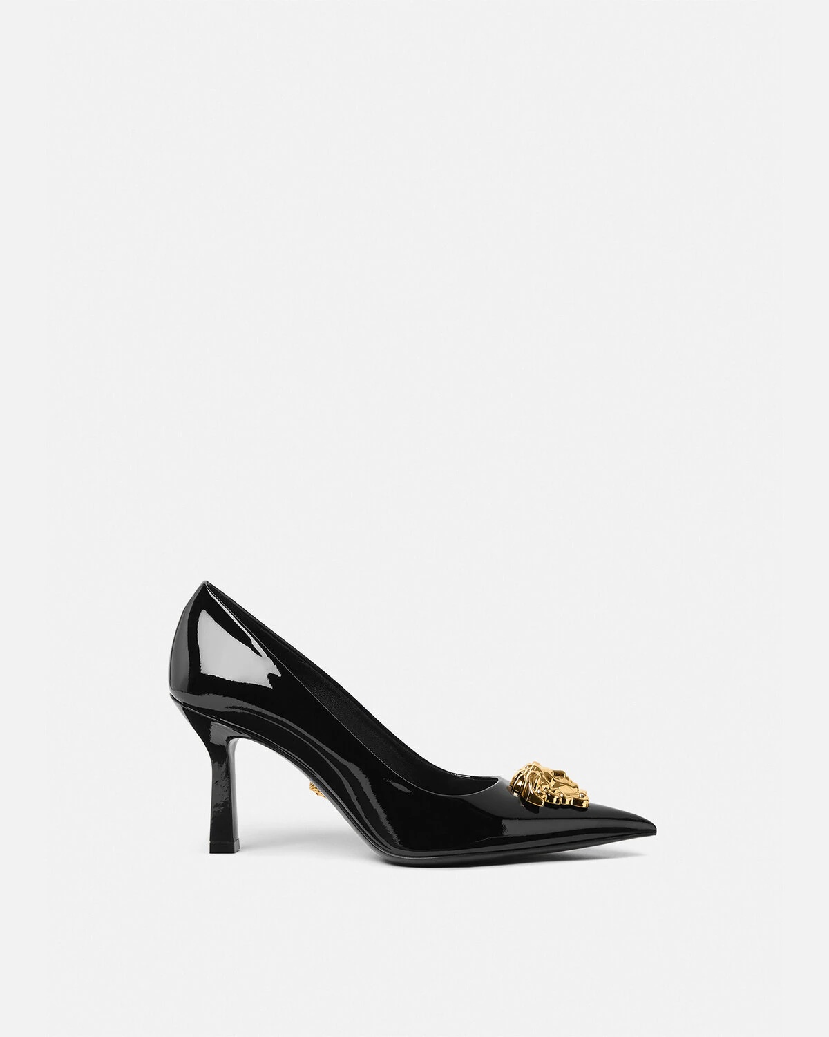 La Medusa Patent Mid Leather Pumps - 1