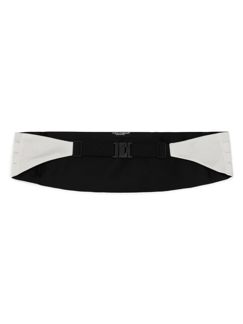 Dolce & Gabbana pleated silk cummerbund outlook