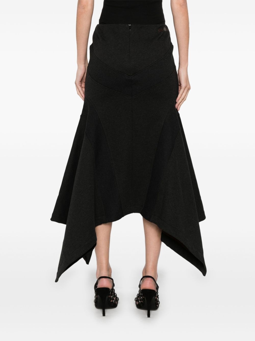 panelled midi skirt - 4