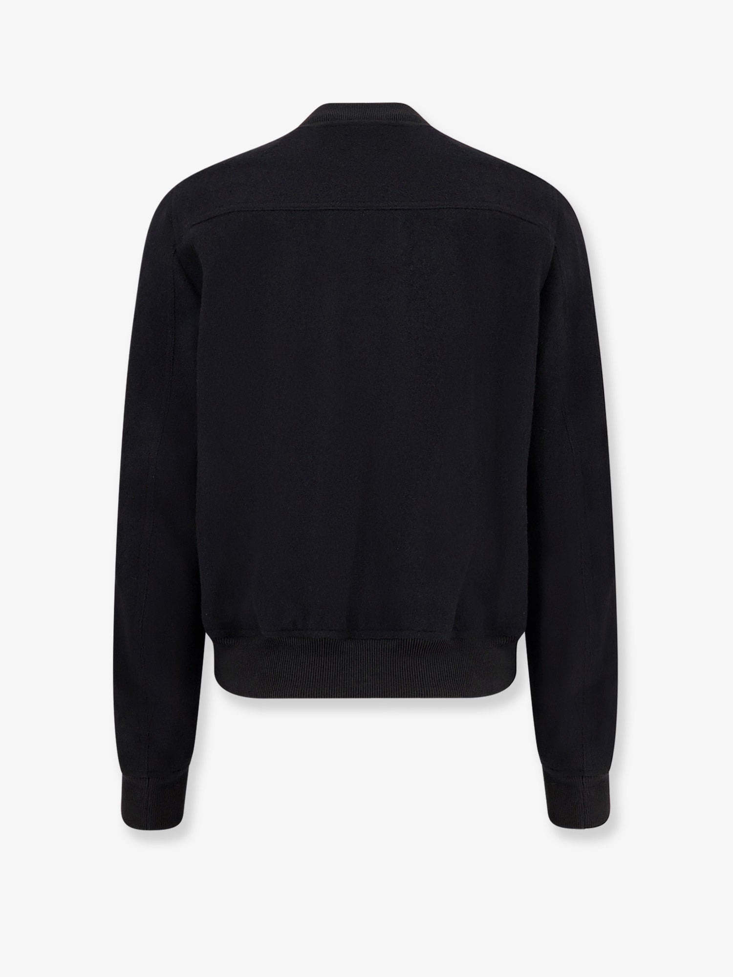 Rick Owens Men Bauhaus Flight Virgin Wool Bomber - 4