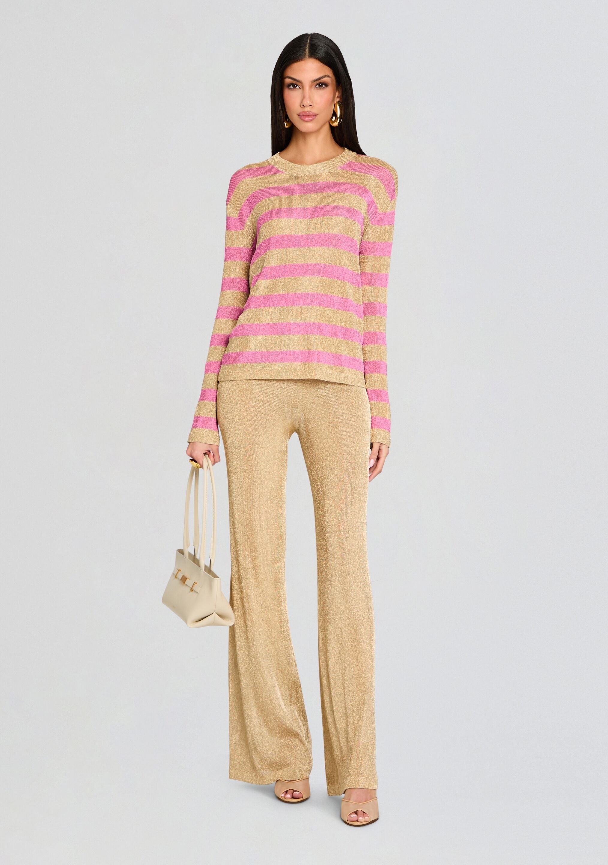 HANA METALLIC KNIT TOP - 5
