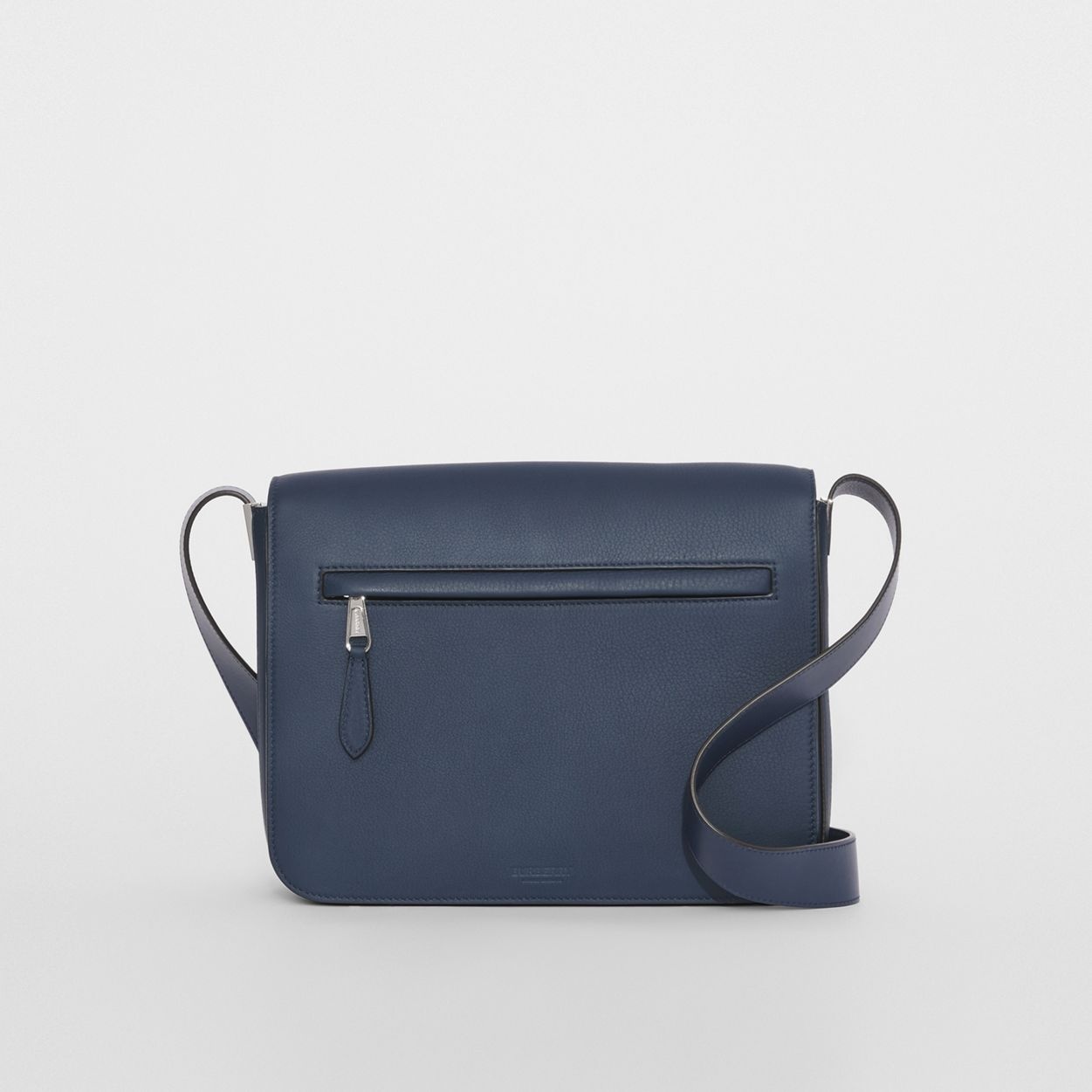 Small Grainy Leather Messenger Bag - 1