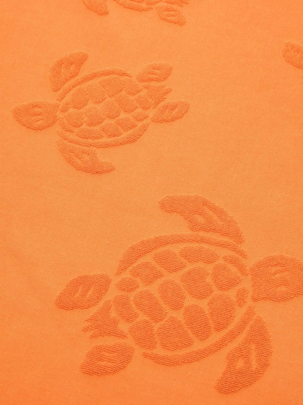 turtle-jacquard beach towel - 3