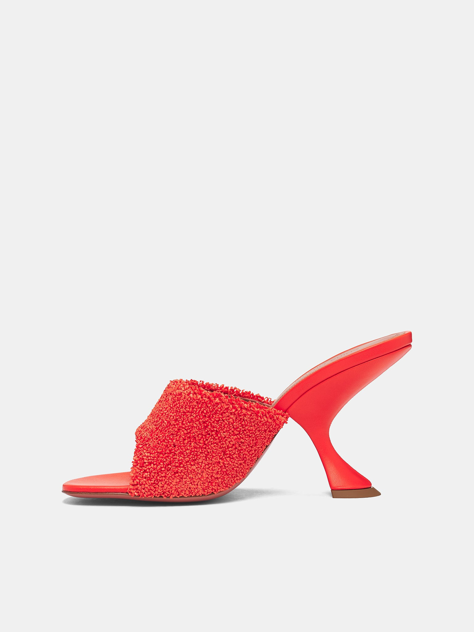 Oragne Raffia Taylor 90 Slippers - 3