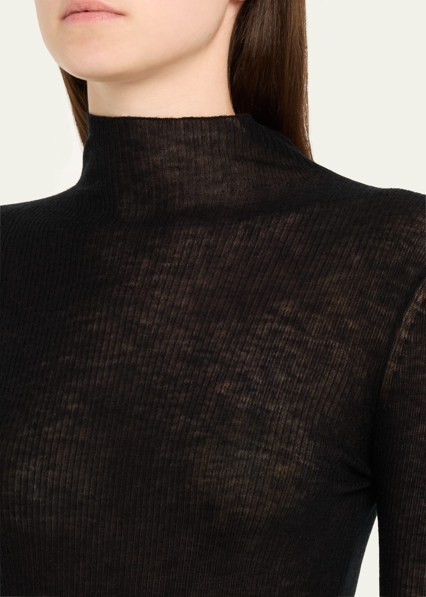 Ribbed Mock-Neck Top - 5