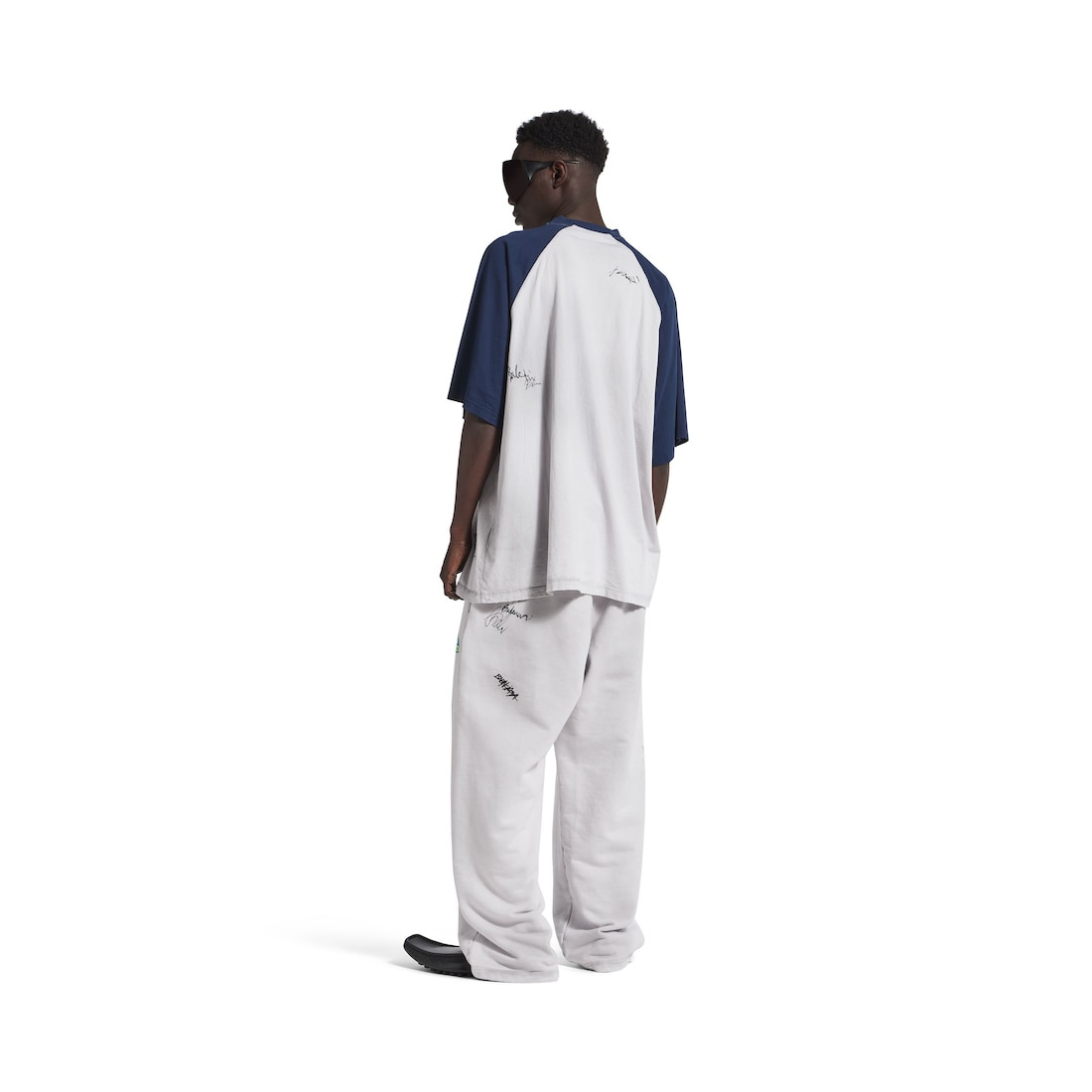 Men's Banana Baggy Pants in Dirty White - 4