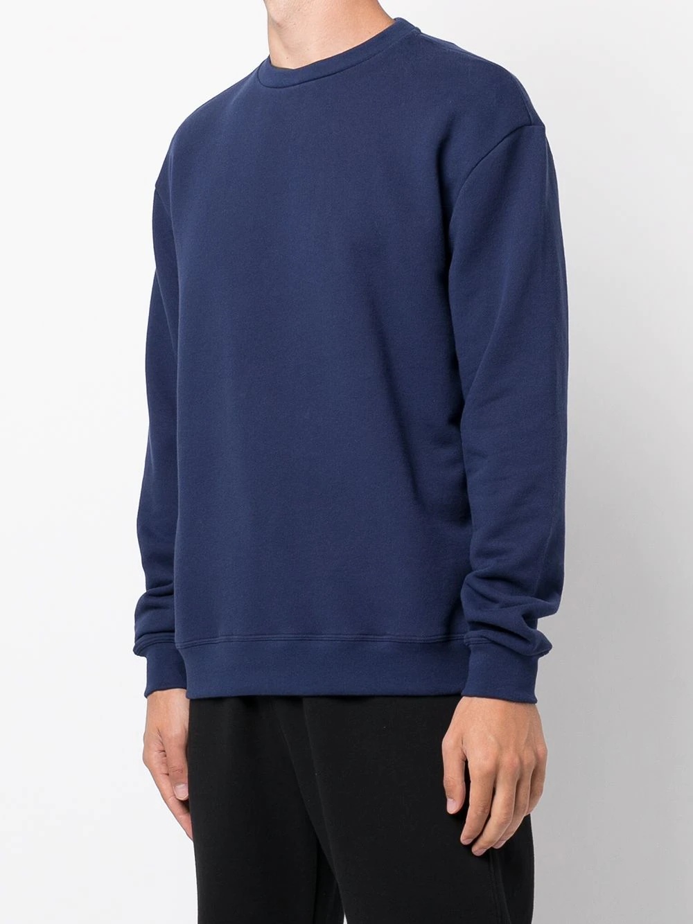 crew-neck cotton sweatshirt - 3