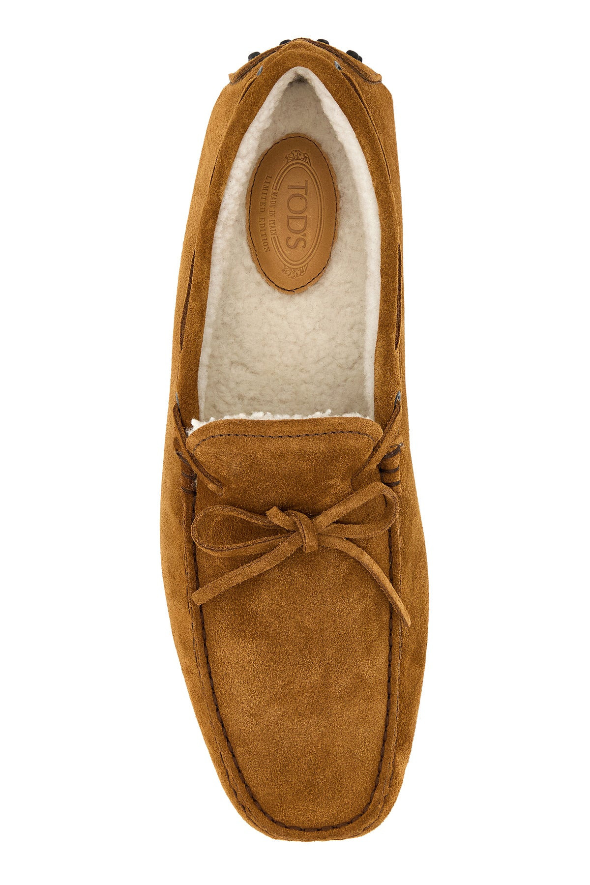 Camel suede loafers - 4