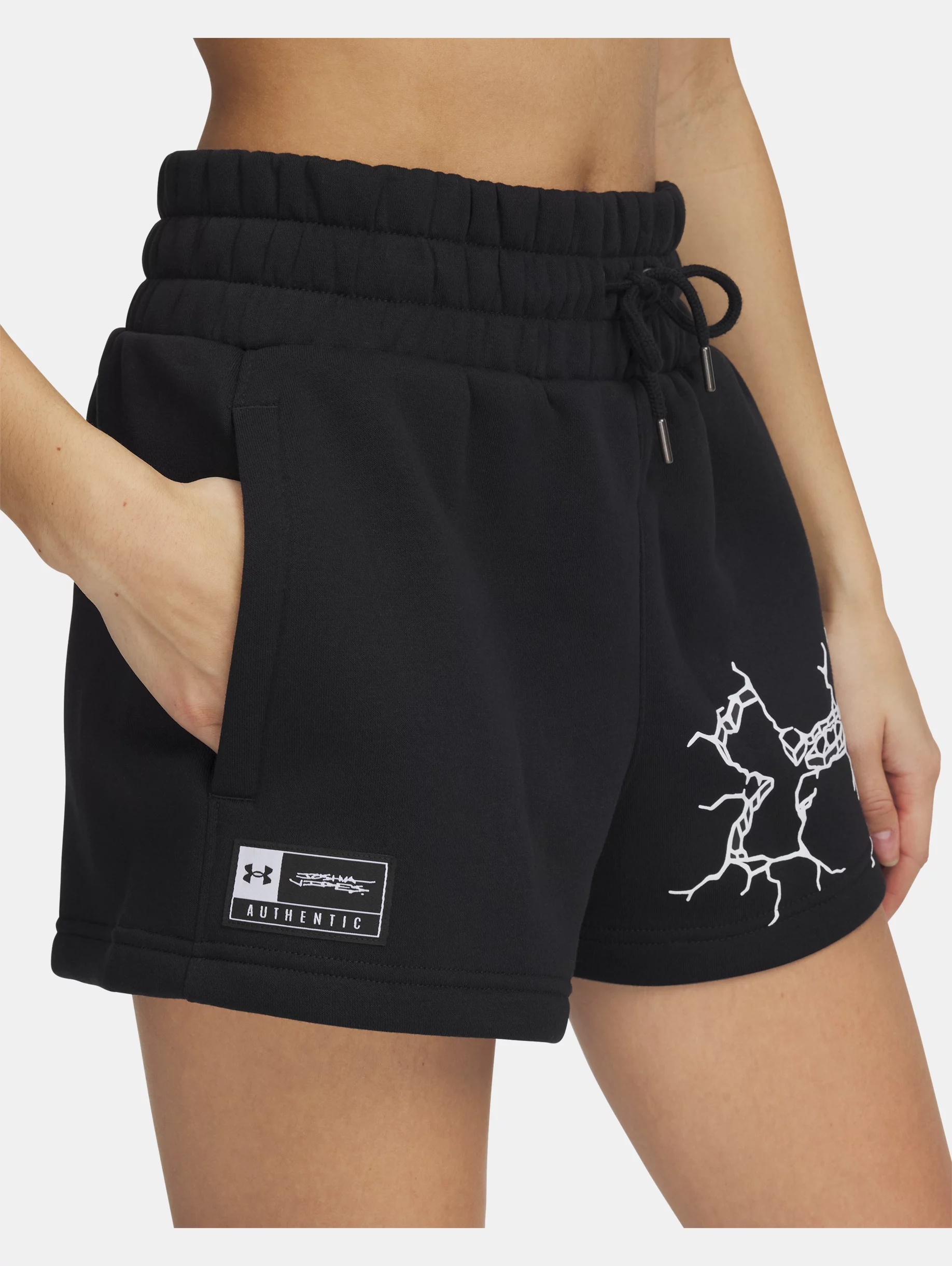 Women's UA Icon Fleece All America Shorts - 4