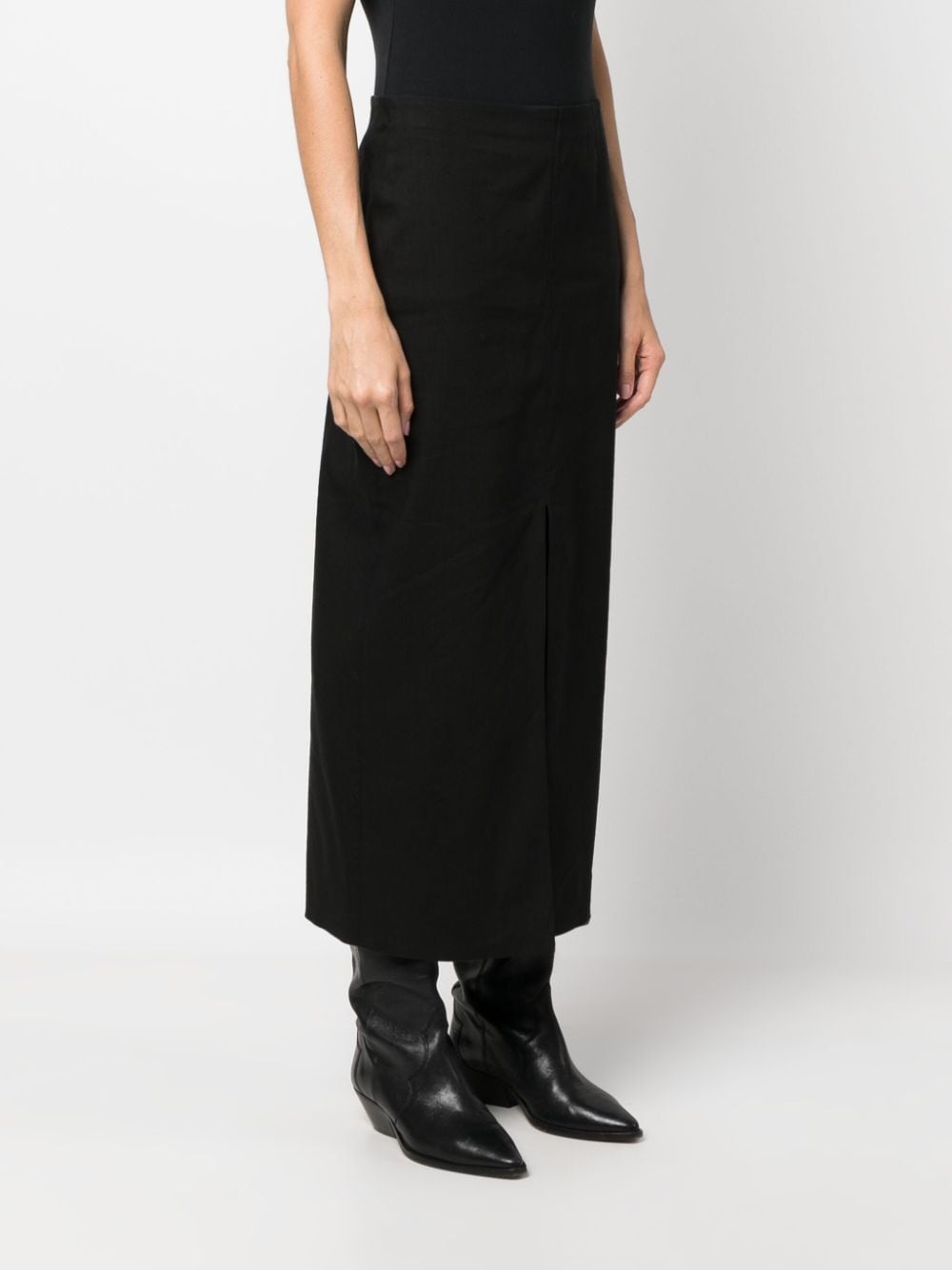 high-waist straight skirt - 3
