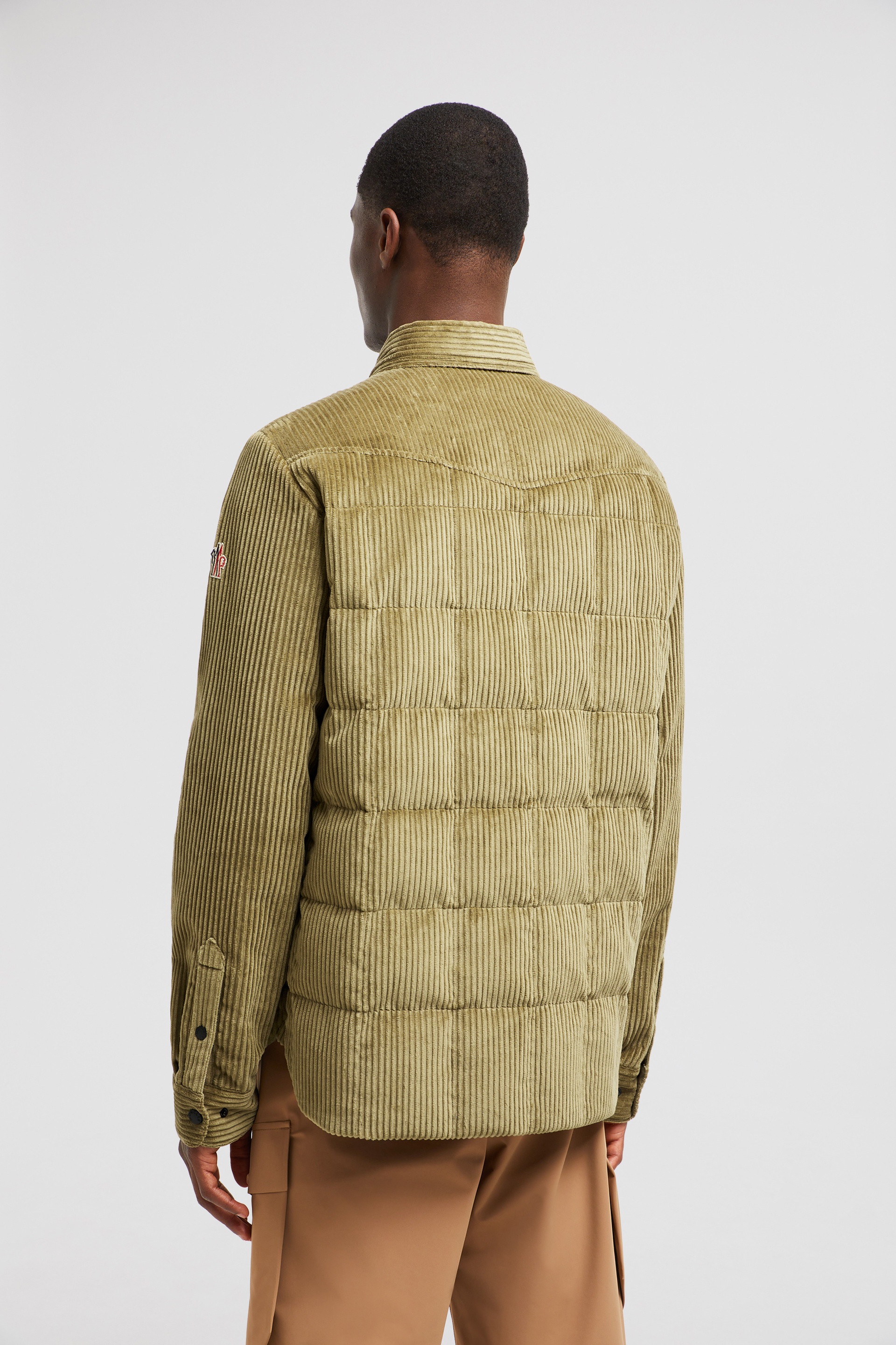 Gelt Corduroy Down Shirt Jacket - 5
