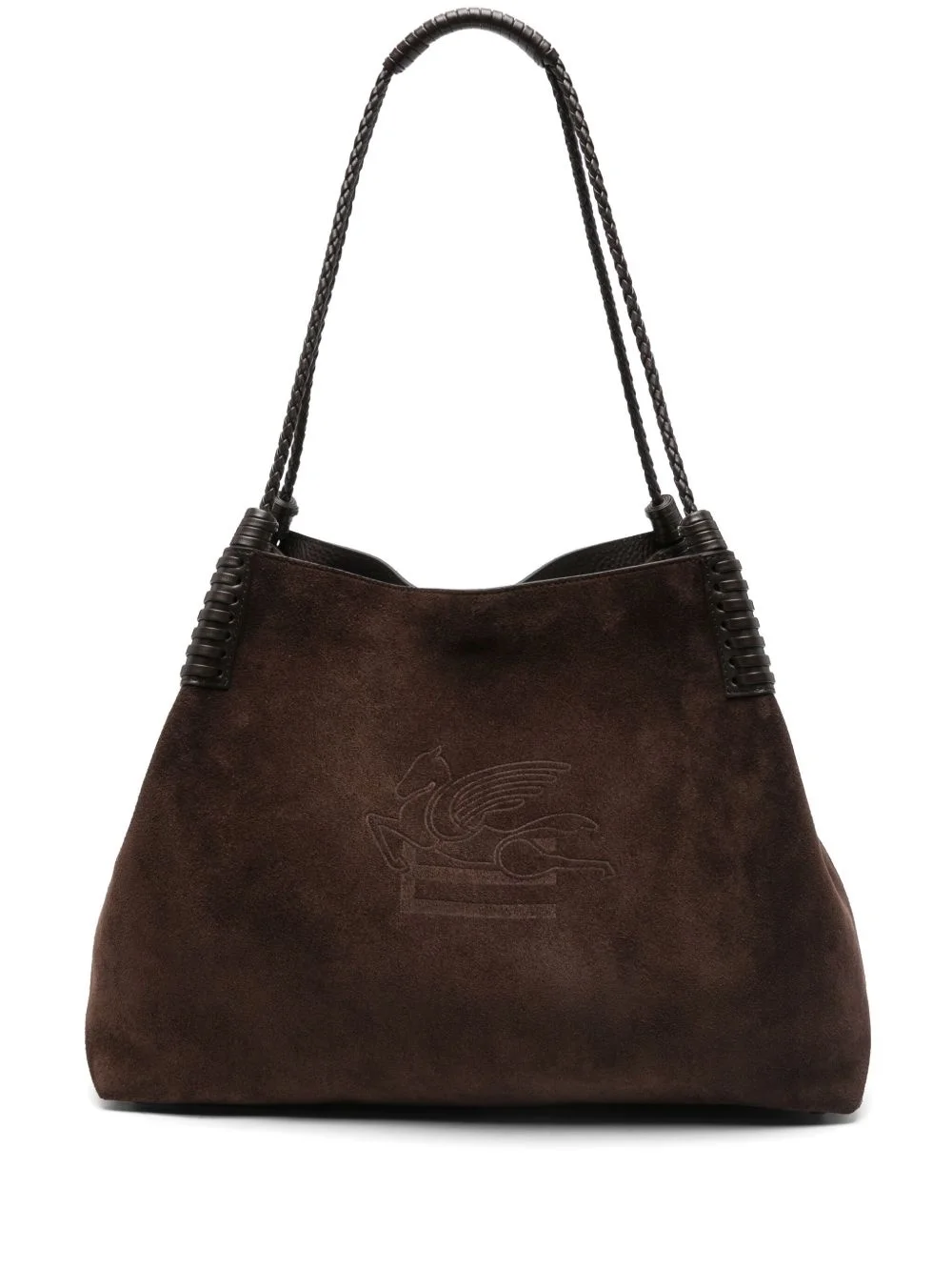 suede shoulder bag - 1