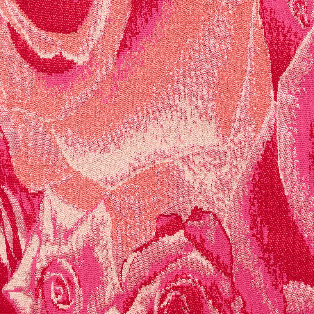 Mini Dress With Garden Rose Print - 5