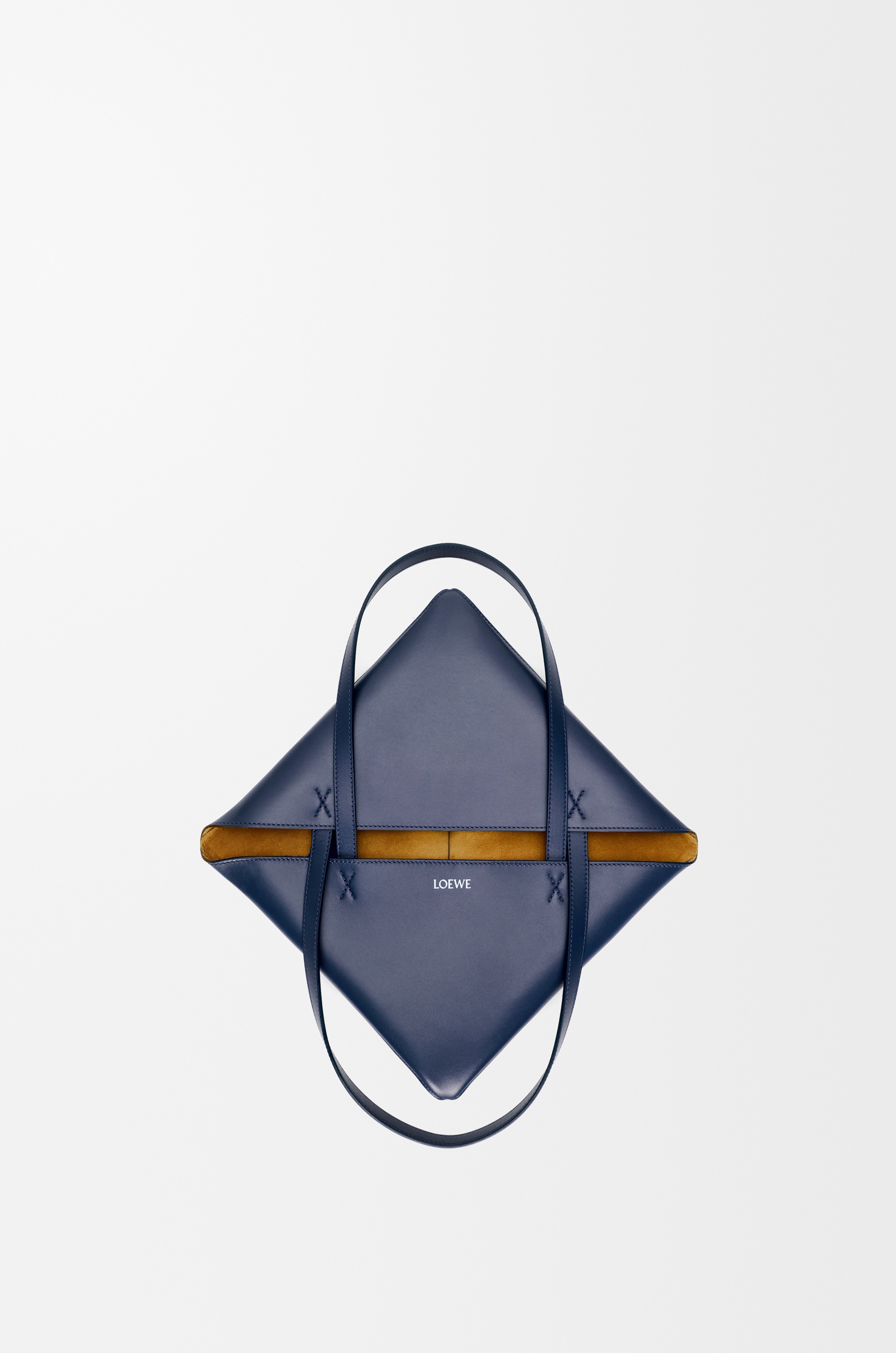 Puzzle Fold Tote in shiny calfskin - 7