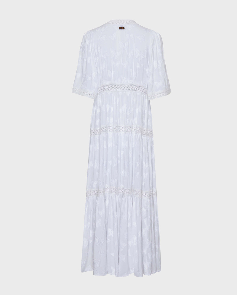 Women Viscose Dress Disco Butterflies 2