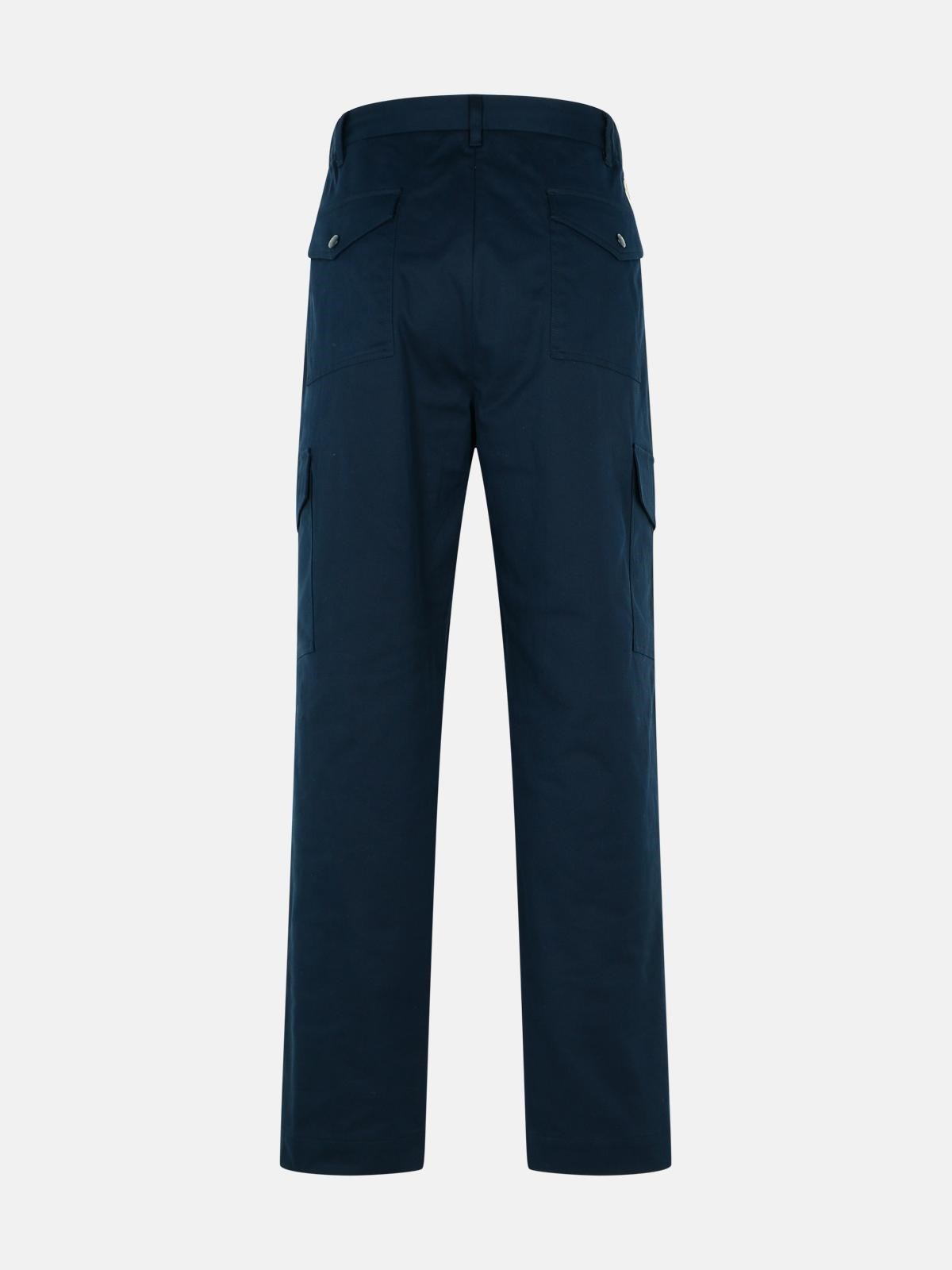 'CARGO' NAVY COTTON PANTS - 3