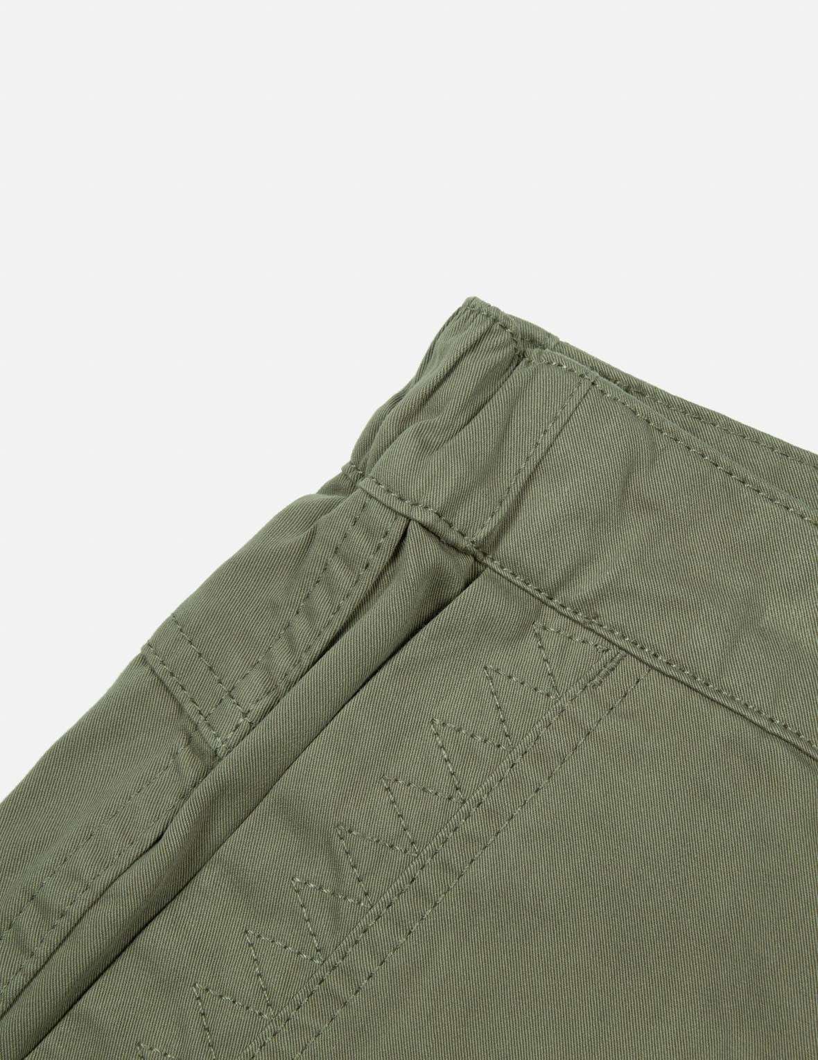 Seagull Appliqué Embroidery and Slogan Print Relax Fit Cargo Pants - 10