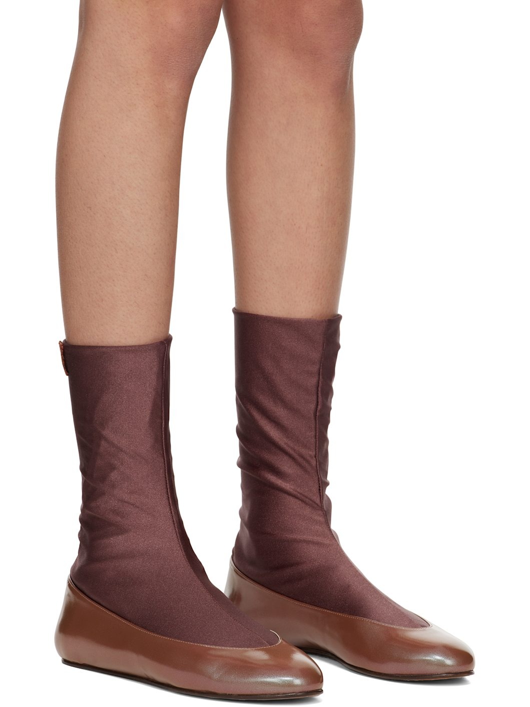 Brown Proxima Short Ballerina Flats - 4