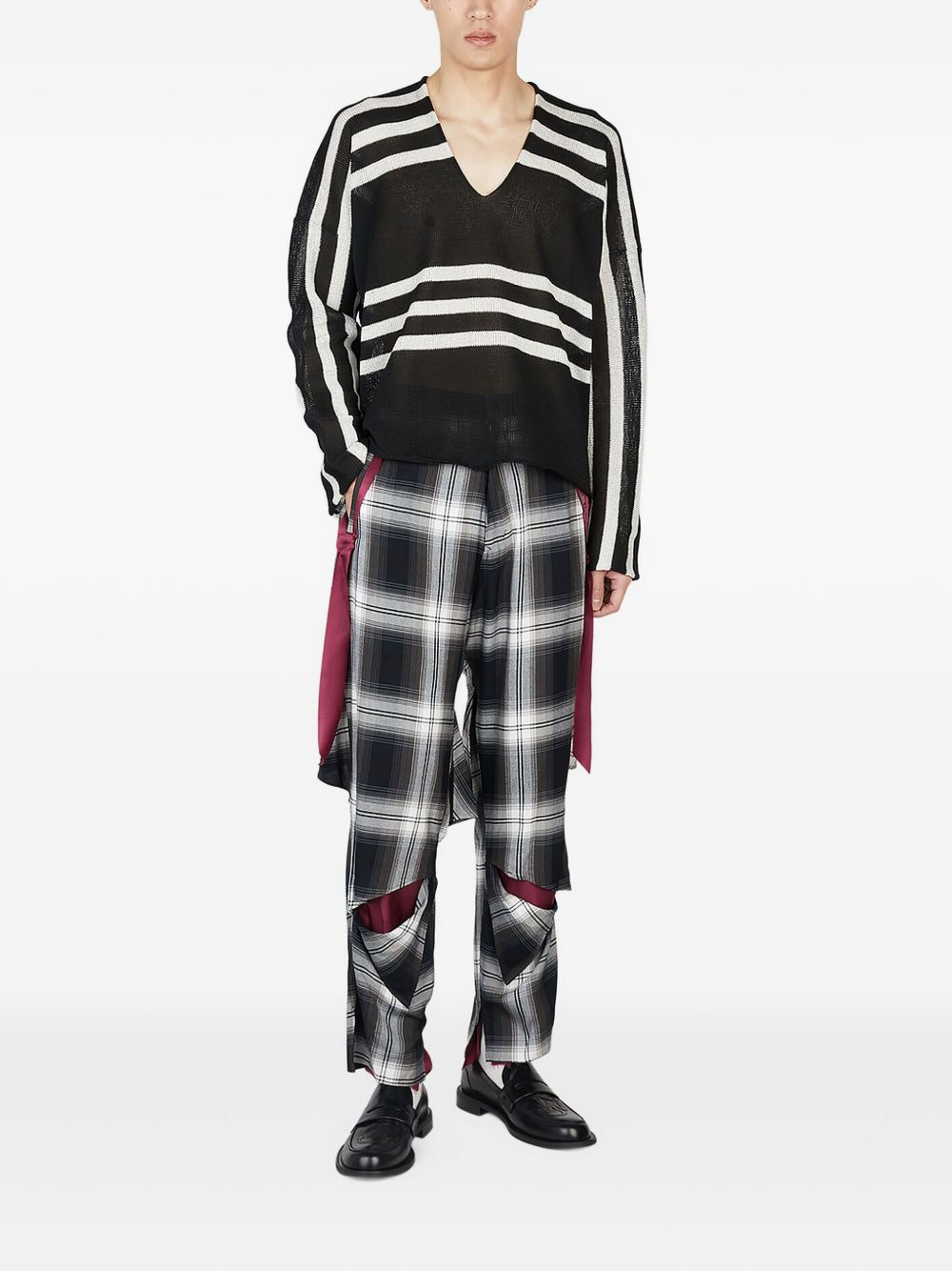 checked trousers - 2