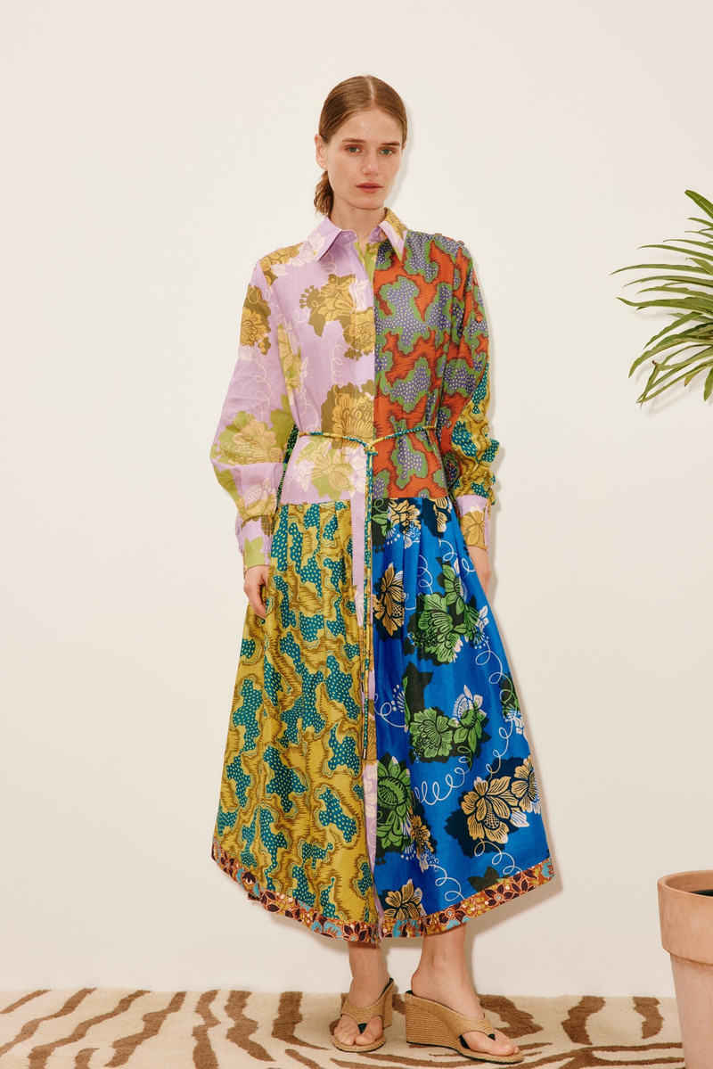 ALÉMAIS Arnie Spliced Shirtdress outlook