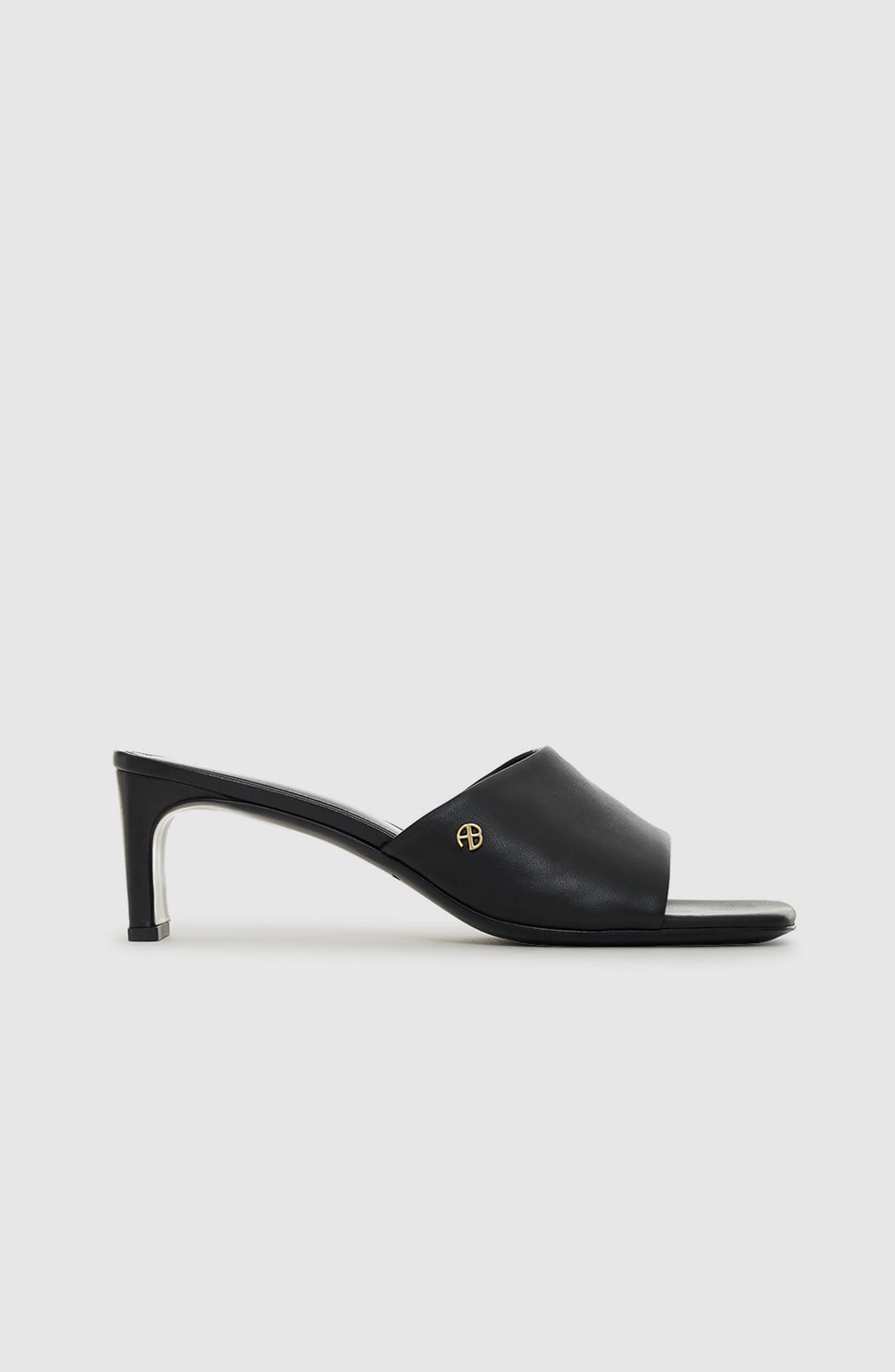 ANINE BING Jayden Mule Sandals in Black at Nordstrom - 1