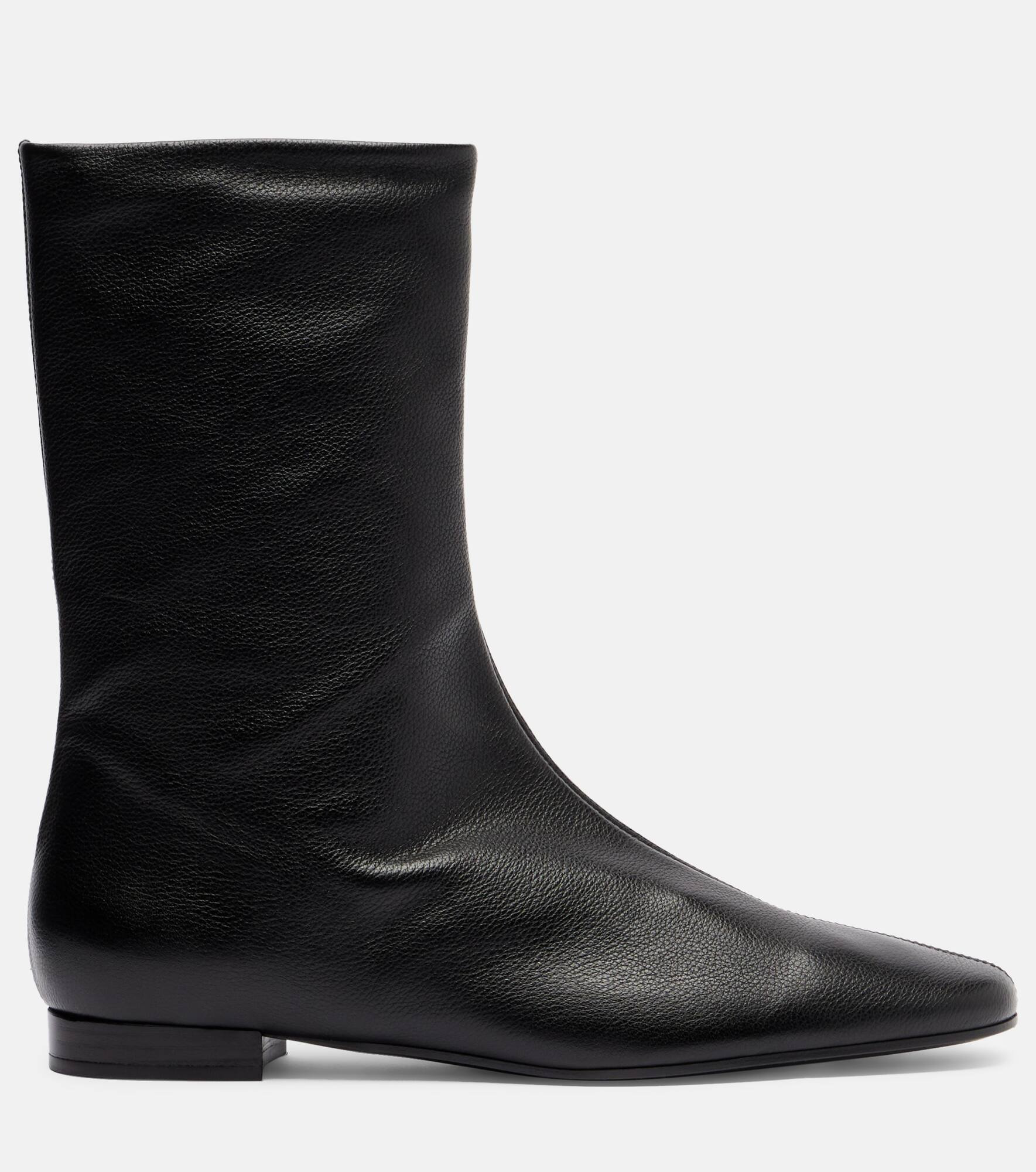 Leather ankle boots - 4