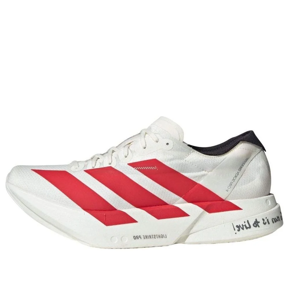 adidas Adizero Adios Pro 4 'White Red' JR6363 - 1
