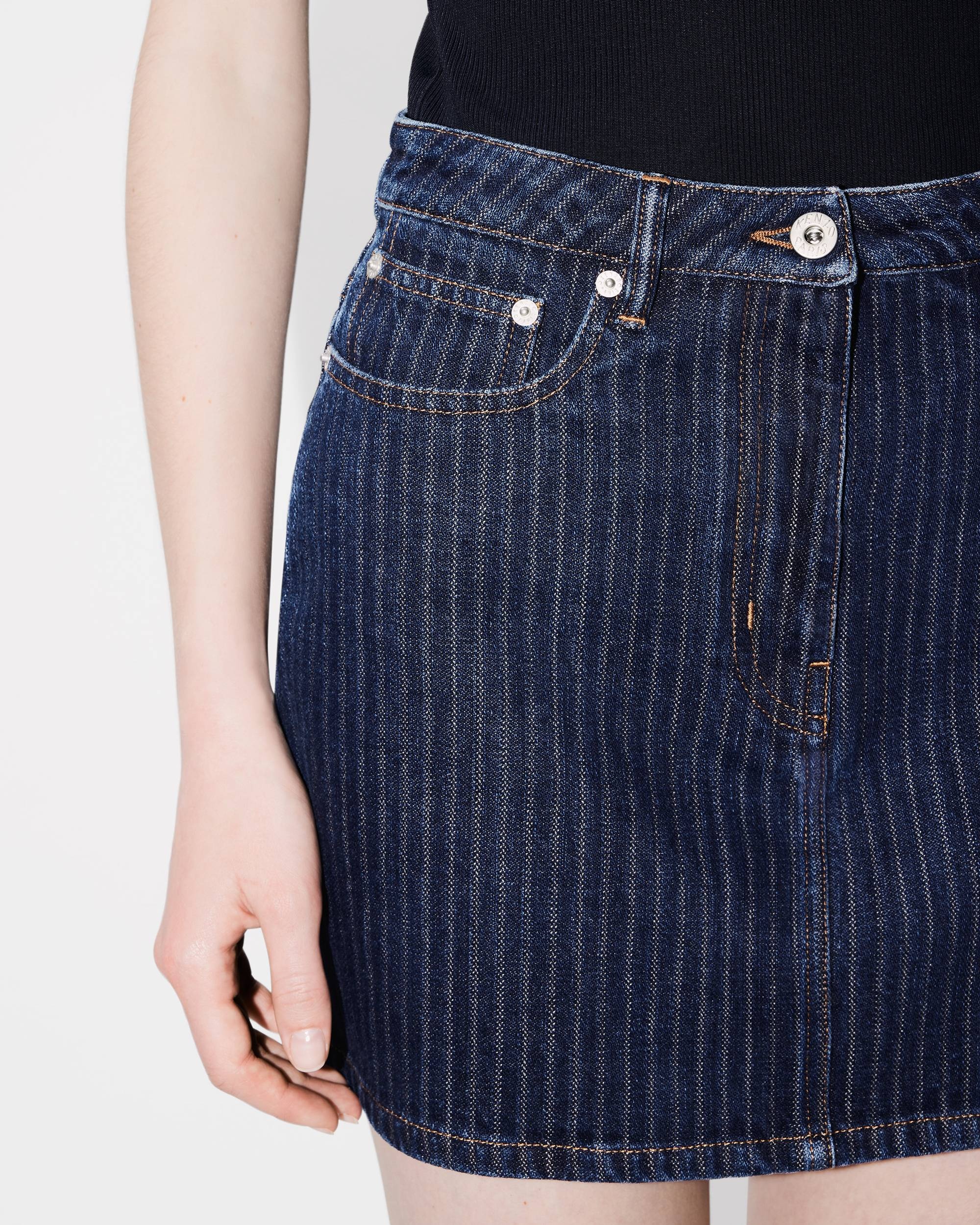 Miniskirt in japanese denim - 6