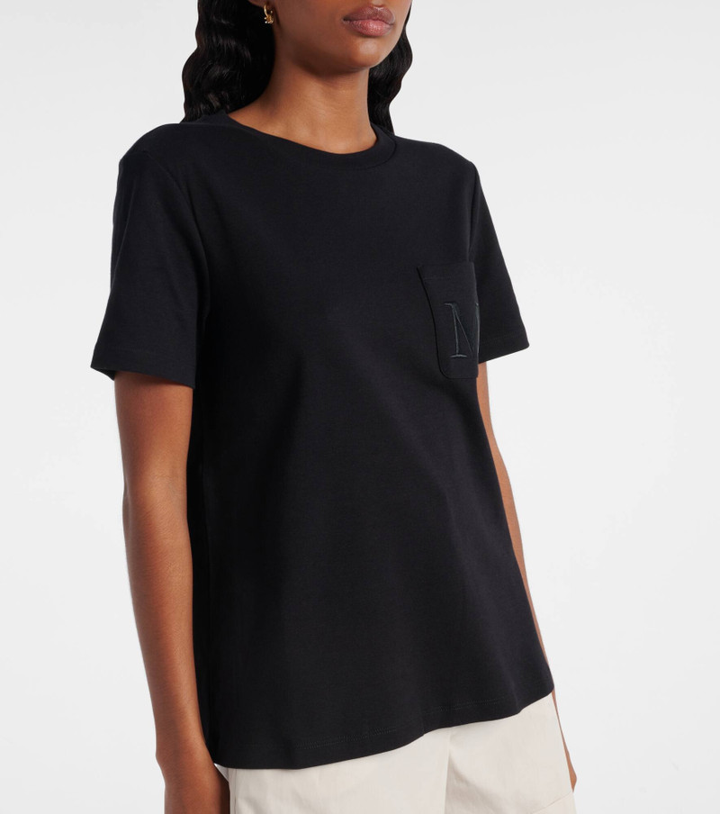 Madera embroidered cotton jersey T-shirt 5