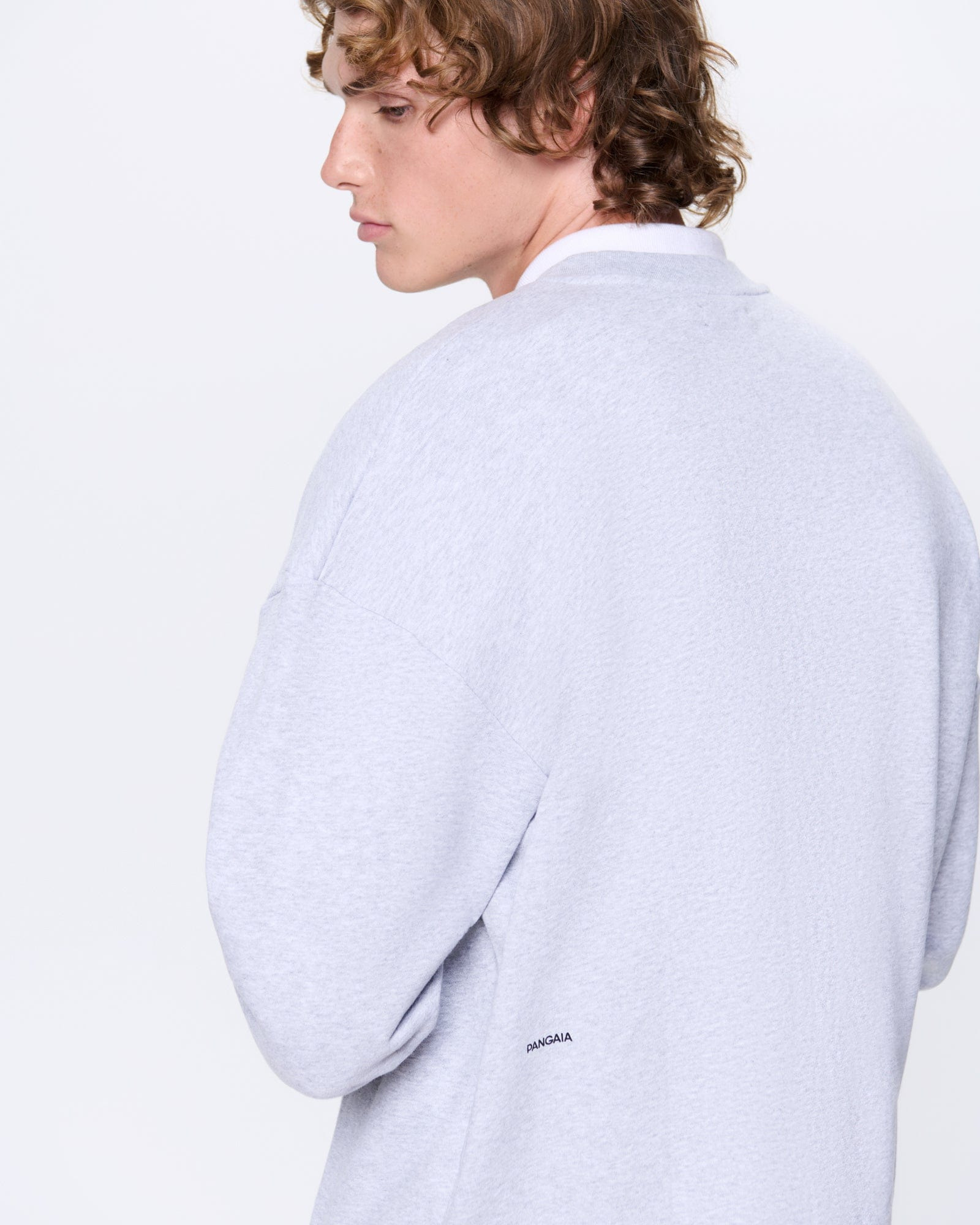 Mens 365 Midweight Sweatshirt - Grey Marl - 5