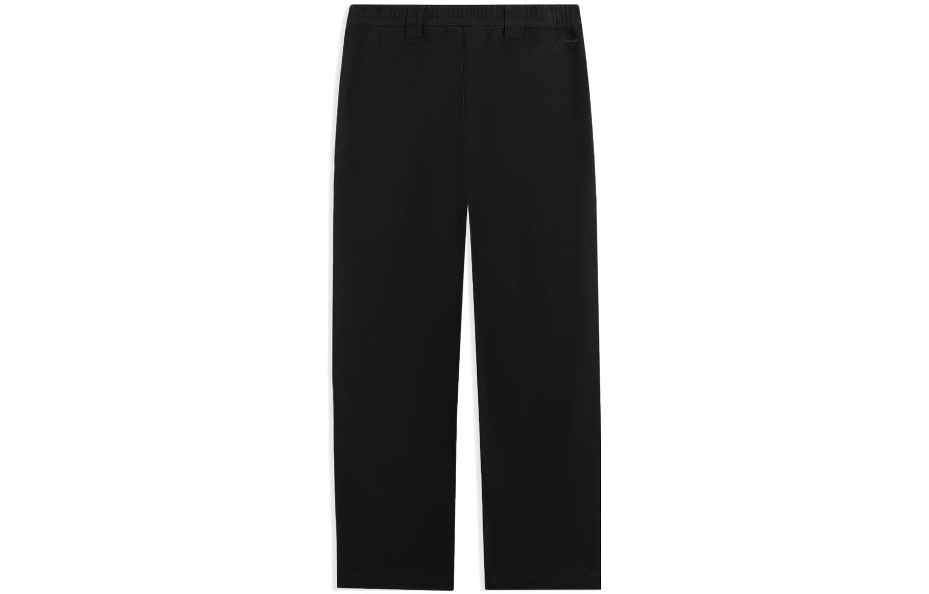Li-Ning Loose Fit Straight Pants 'Black' AKXSC57-2 - 2