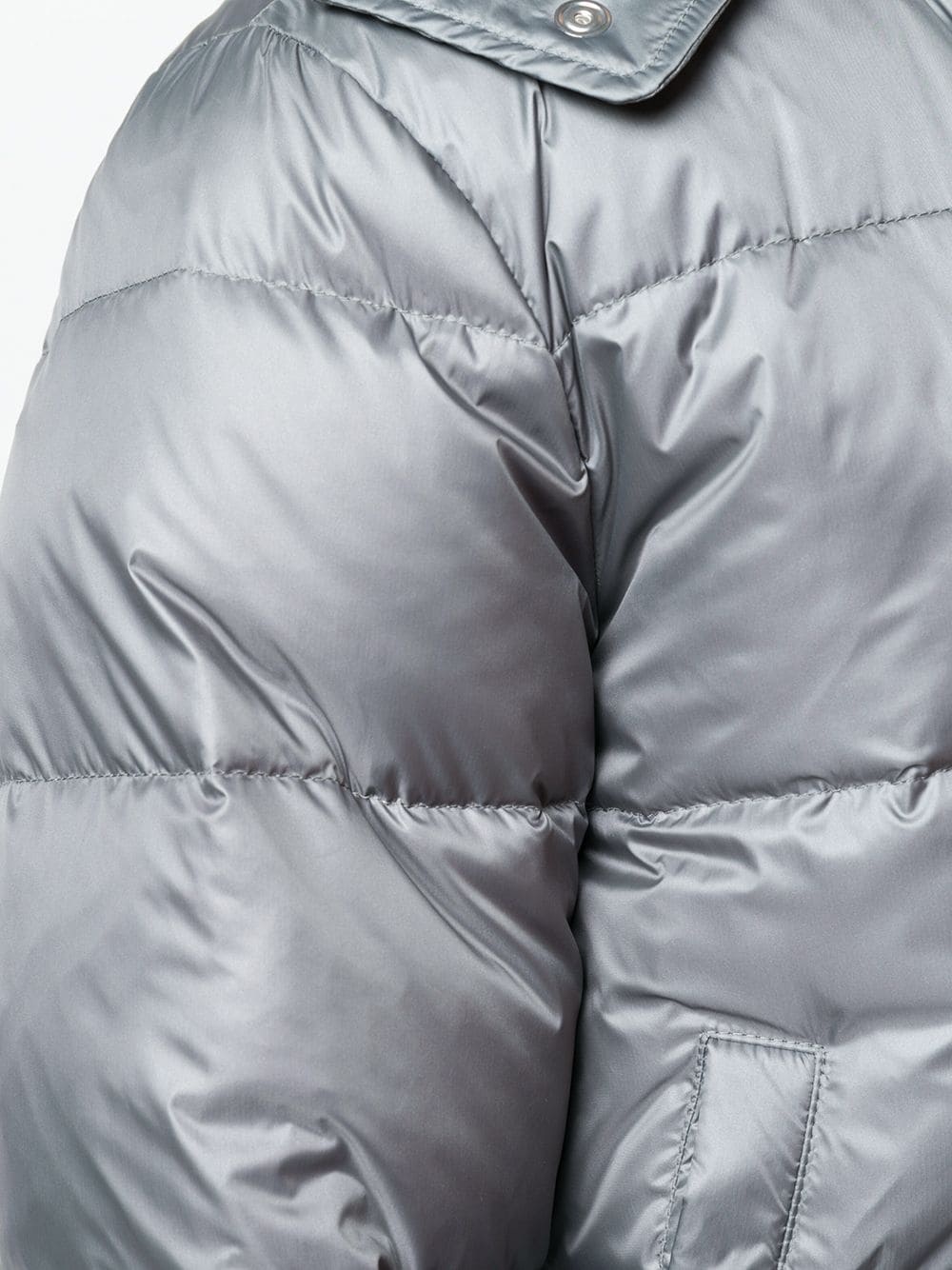 4-Bar down hooded coat - 5