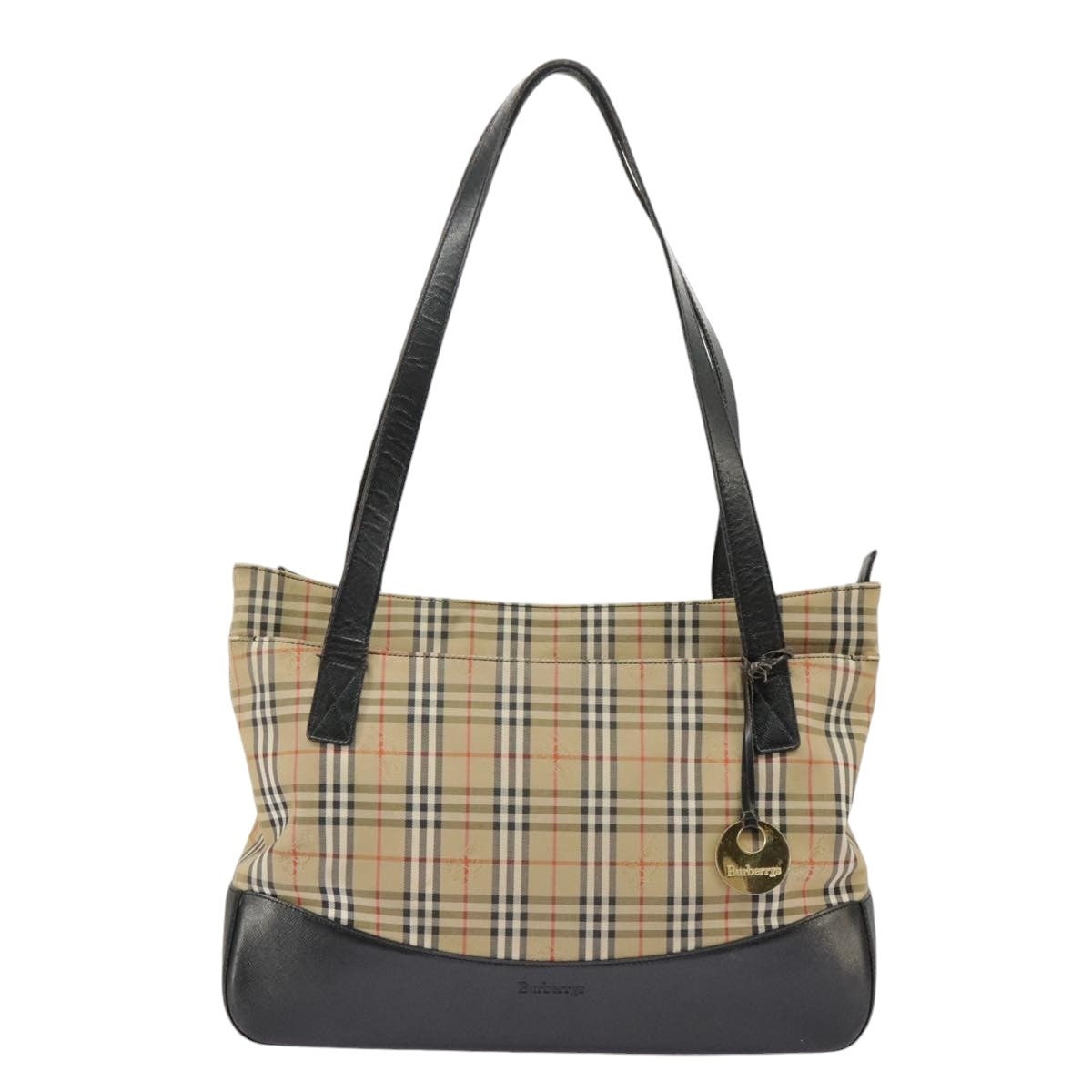 Burberry Nova Check Tote Bag Canvas Beige - 2