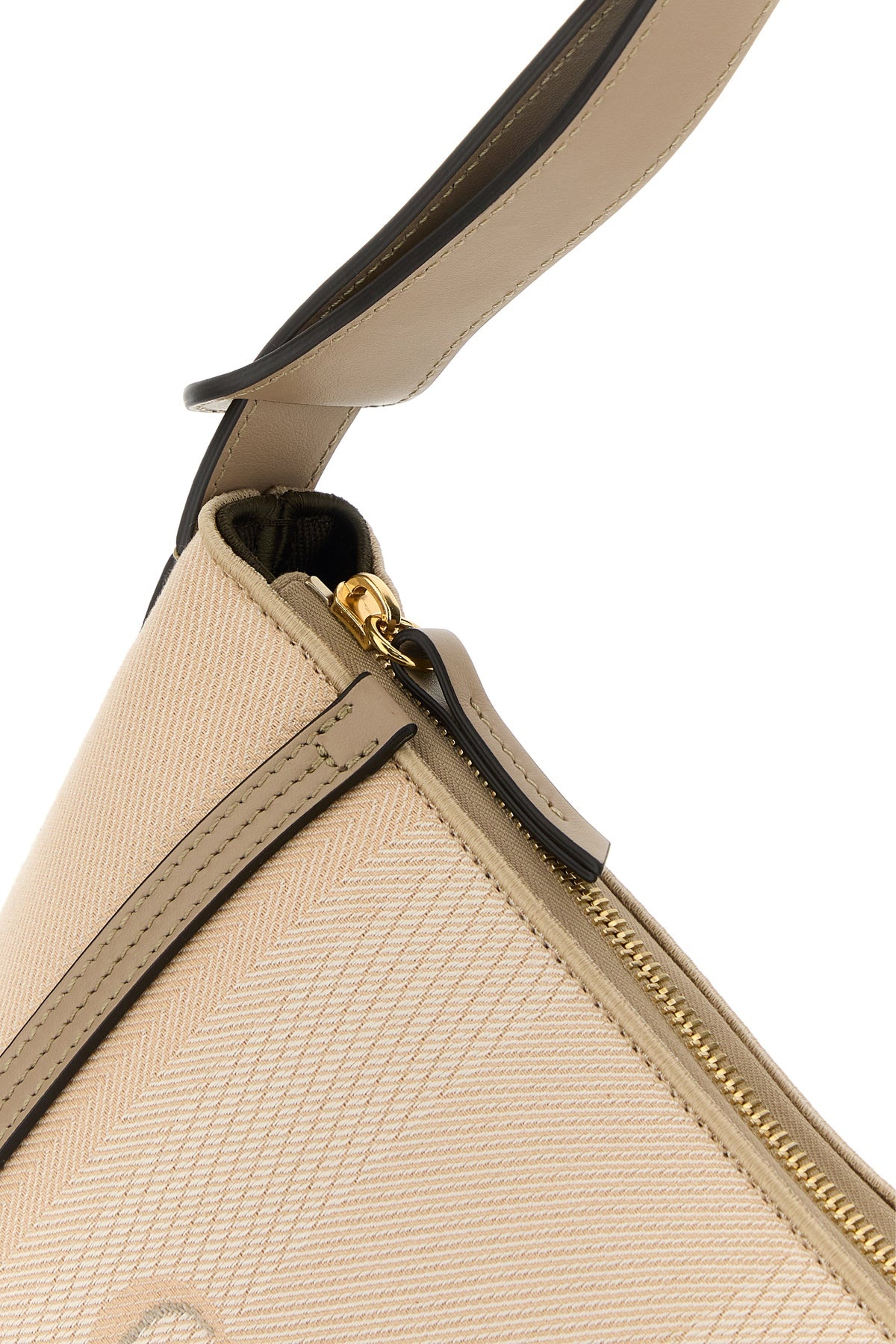 Sand canvas Carry shoulder bag - 4