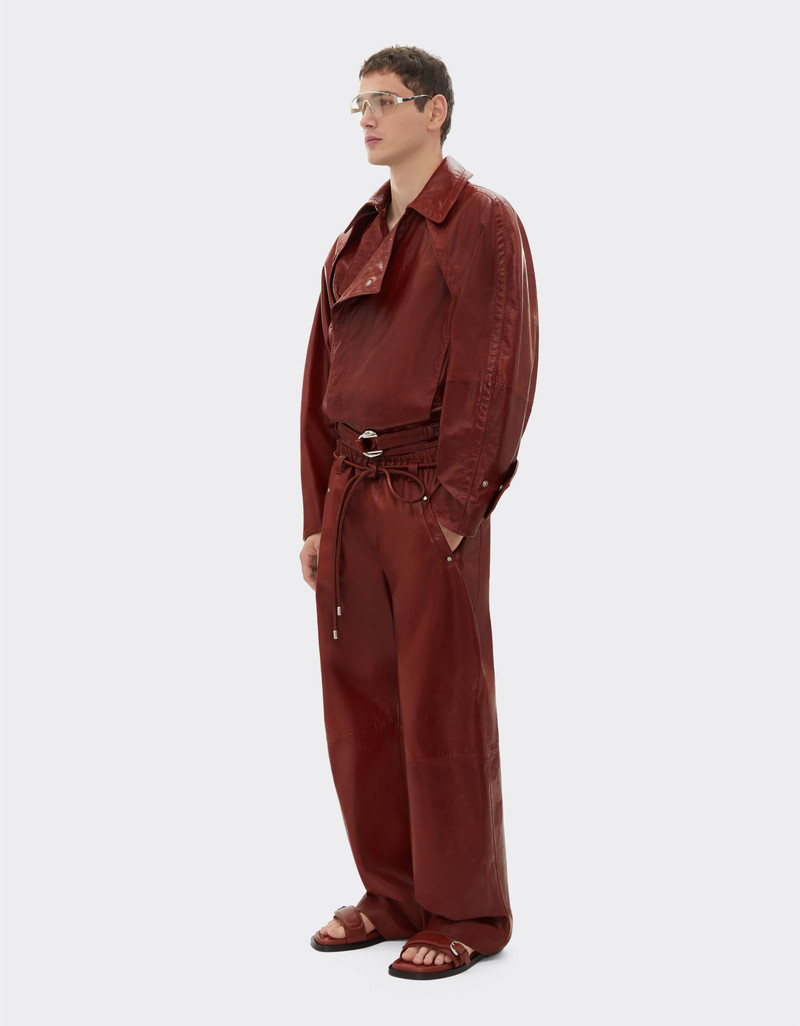 Waxed leather blouson 3